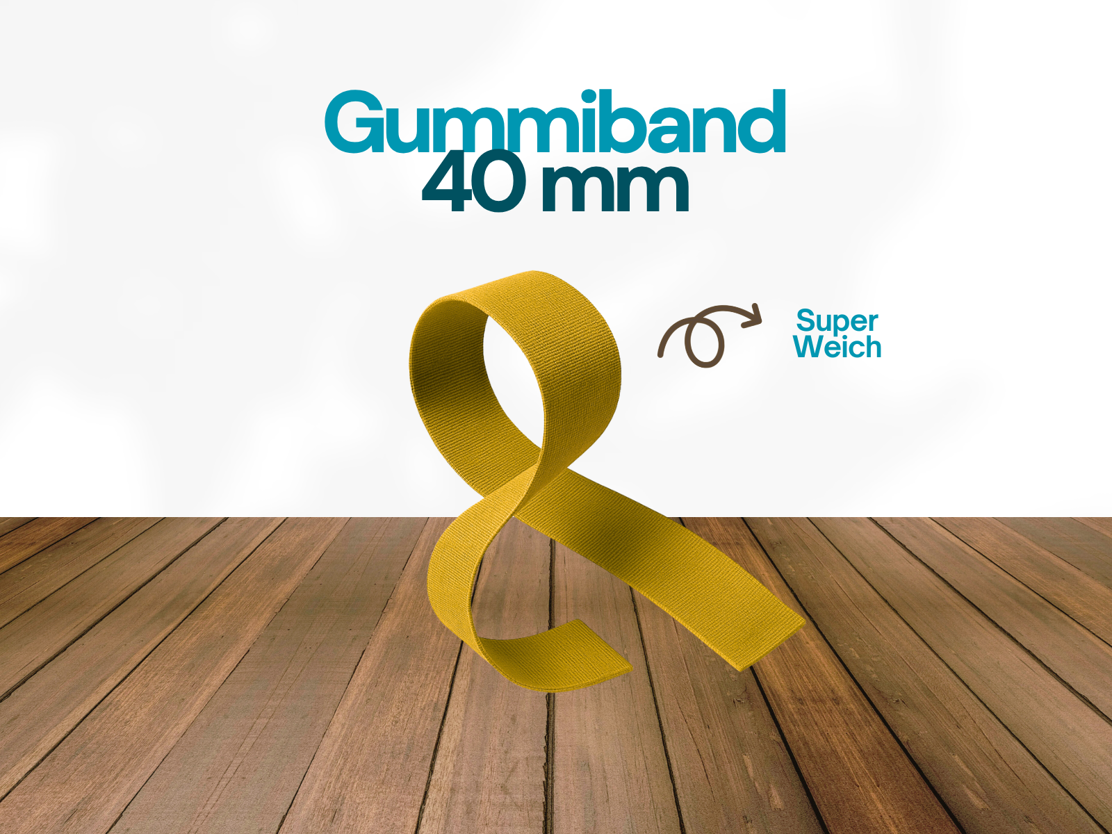 Gummiband Soft - 40mm