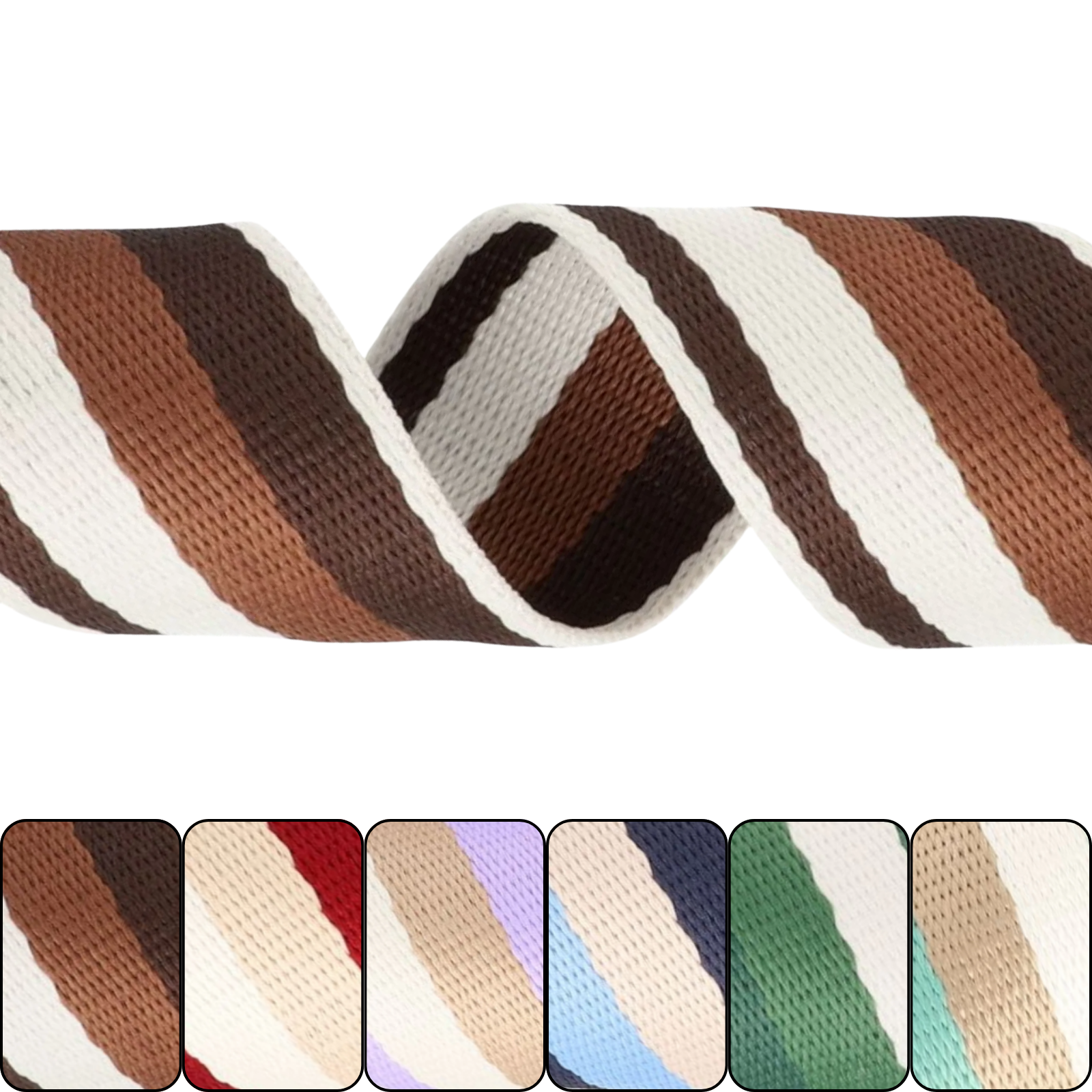 Gurtband Polyester-Baumwolle 38 mm