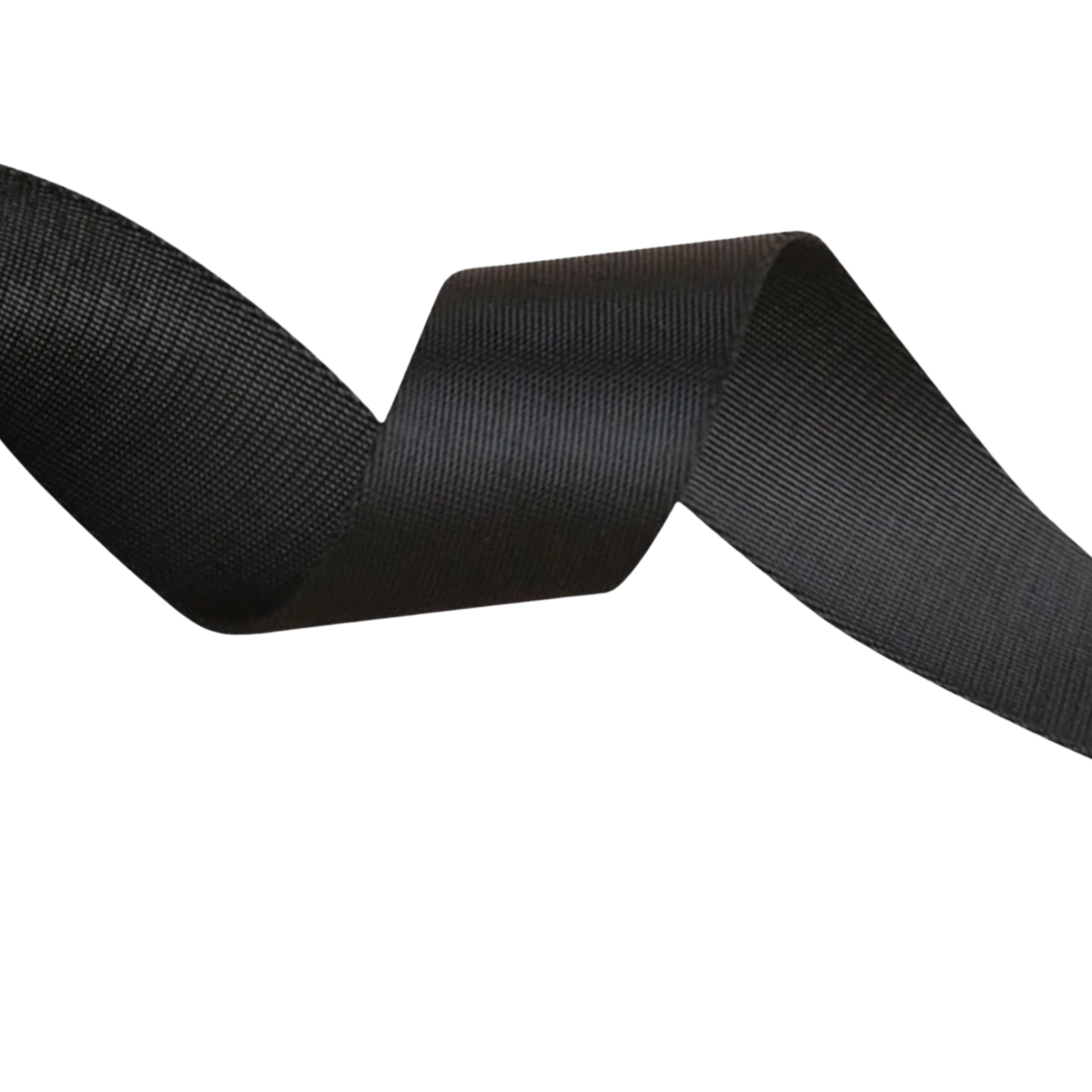 Gurtband ca. 20 mm breit - uni schwarz