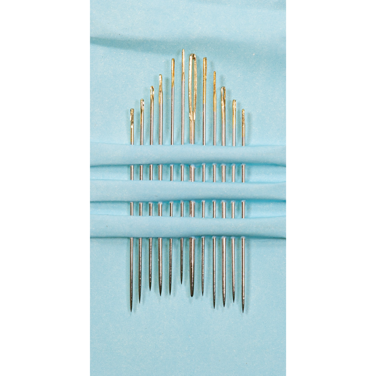 Haushaltsnadeln sortiert - Goldöhr - 12 Stück