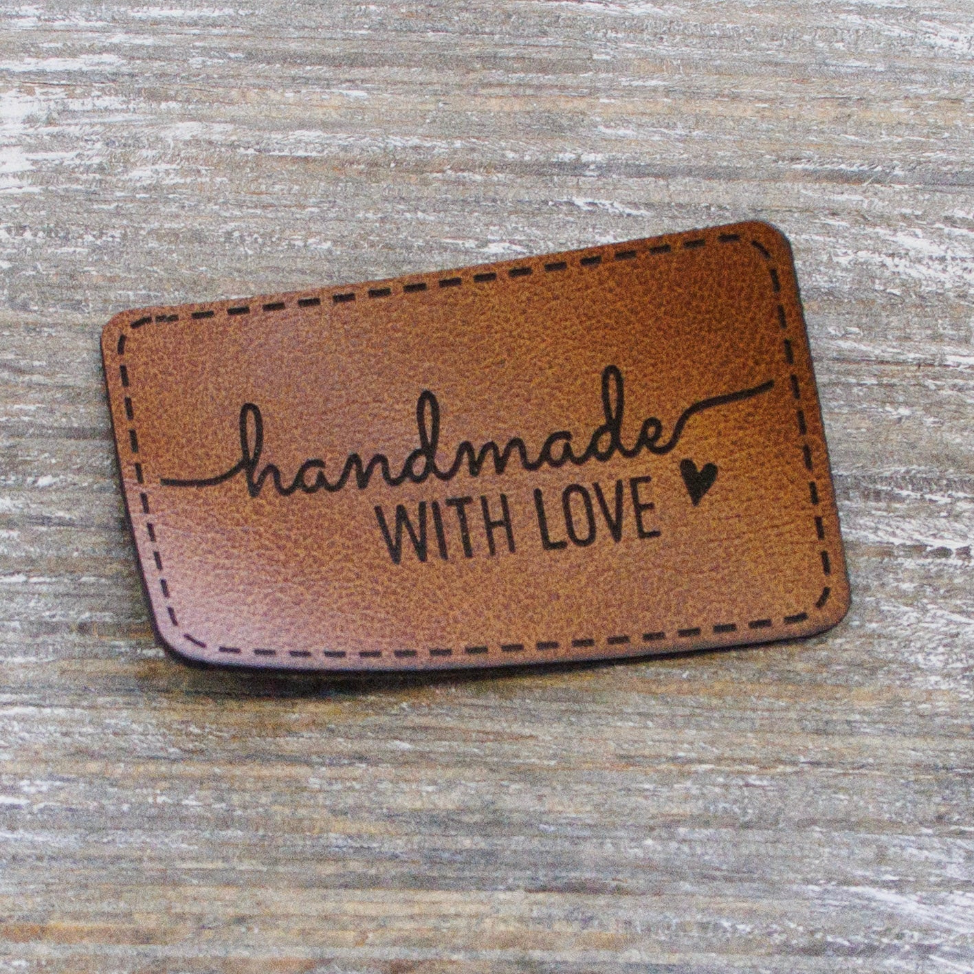 Label Kunstleder KDS - Handmade with Love