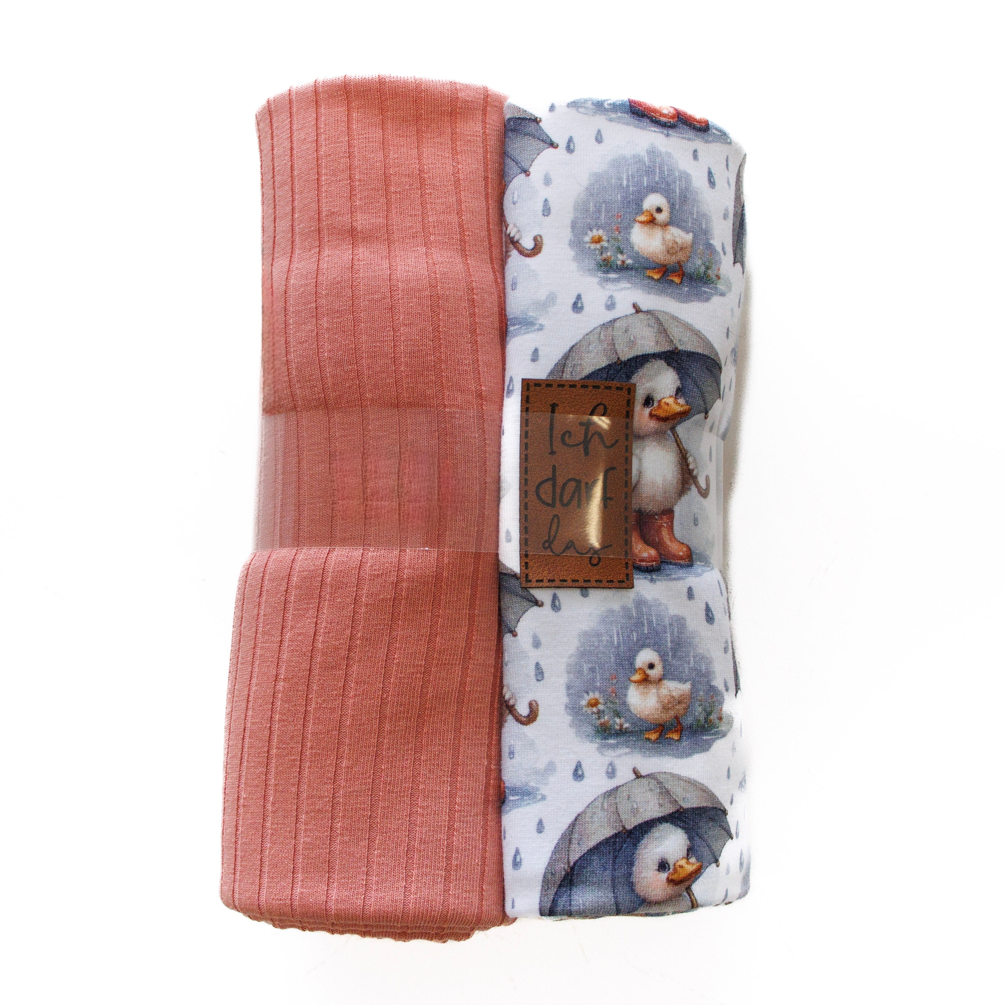 Jersey Stoffpaket + Label- süße Gänse