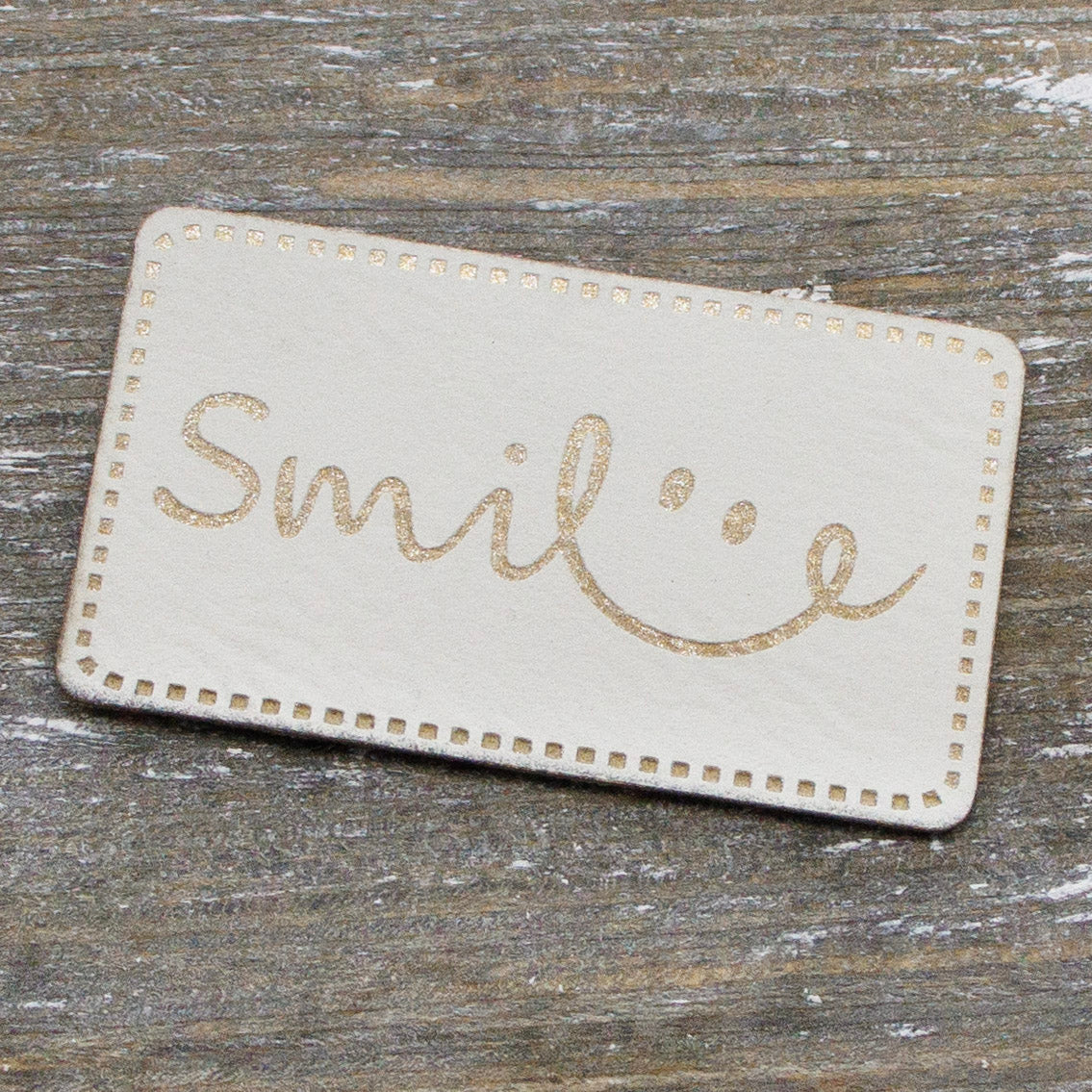 Label Kunstleder KDS - Smile