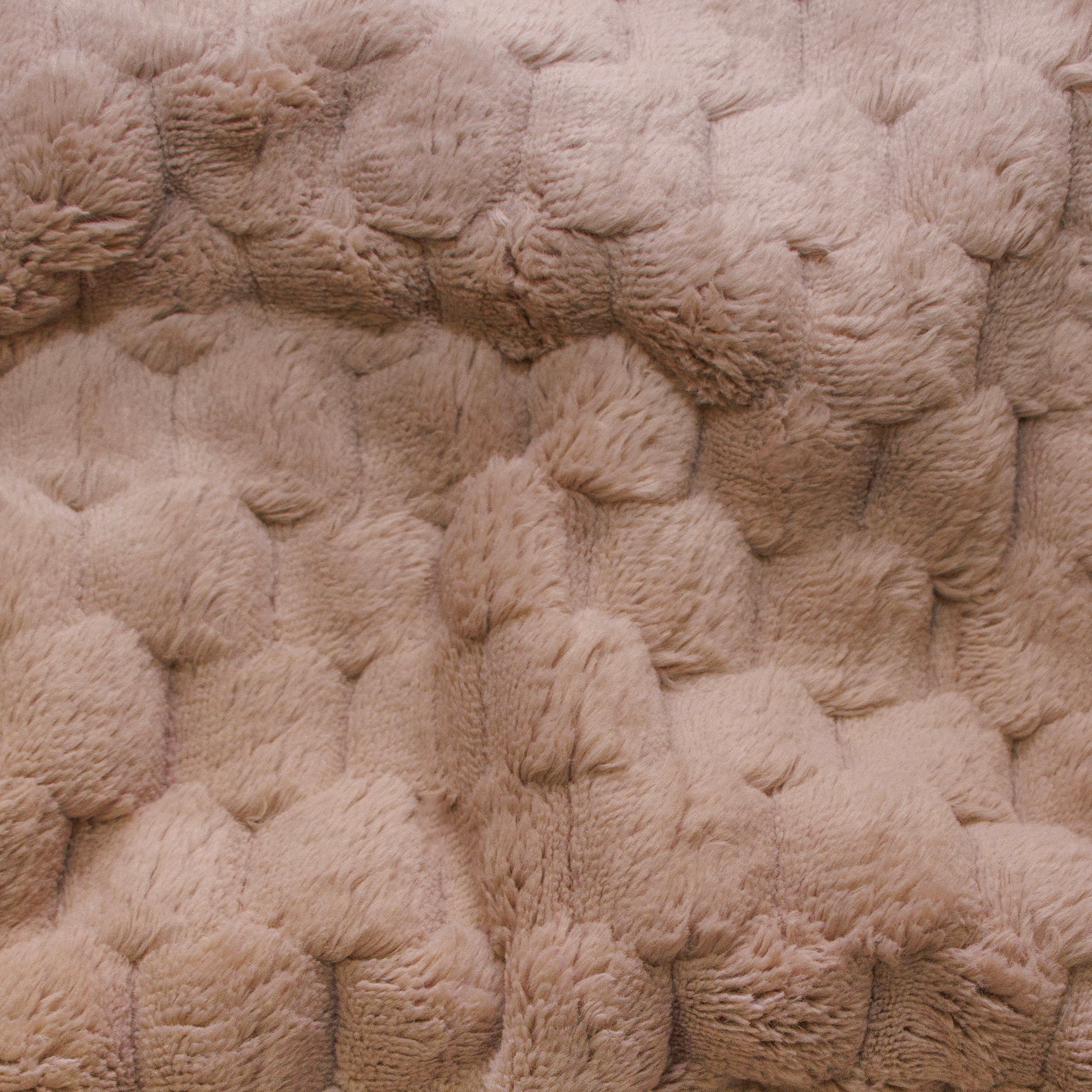 Wellnessfleece Wabenstruktur - uni