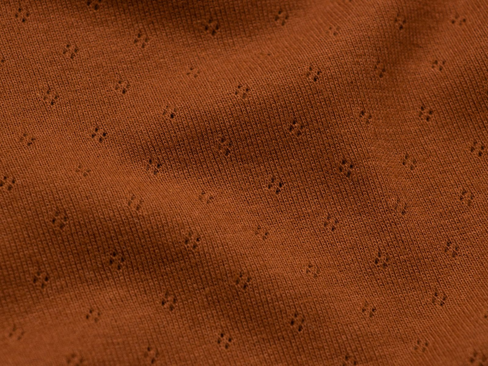 Jersey Feinstrick Stoff Ajoure Pointoille