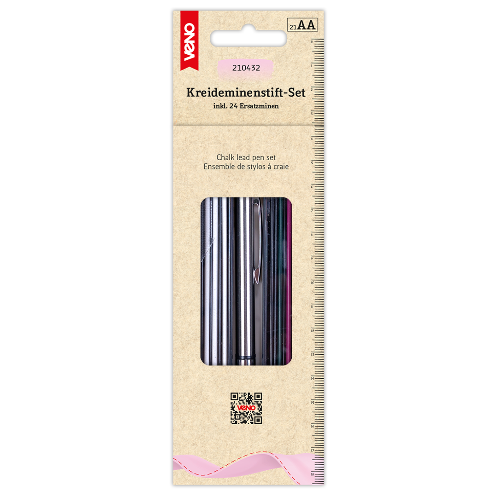 Kreideminenstift-Set inkl. 24 Ersatzminen