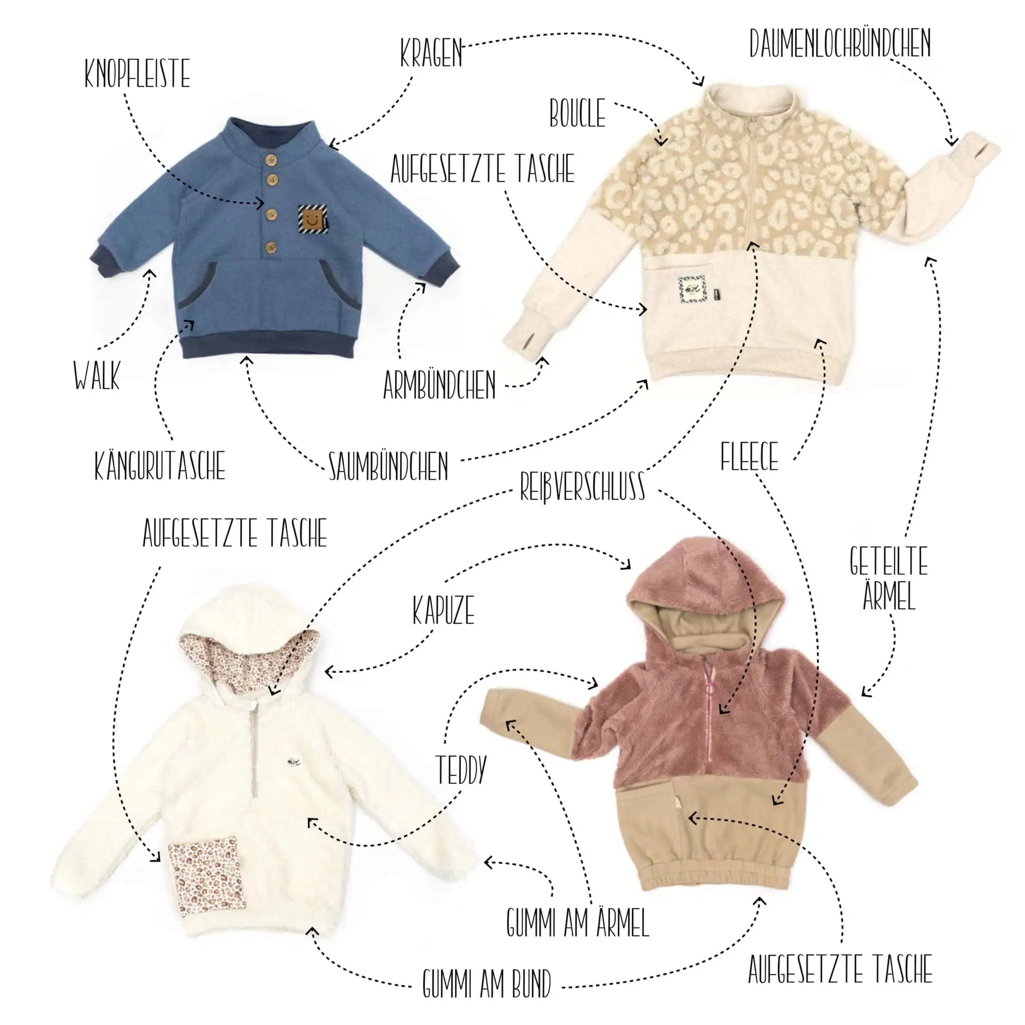 Papierschnittmuster - Kuscheltroyer