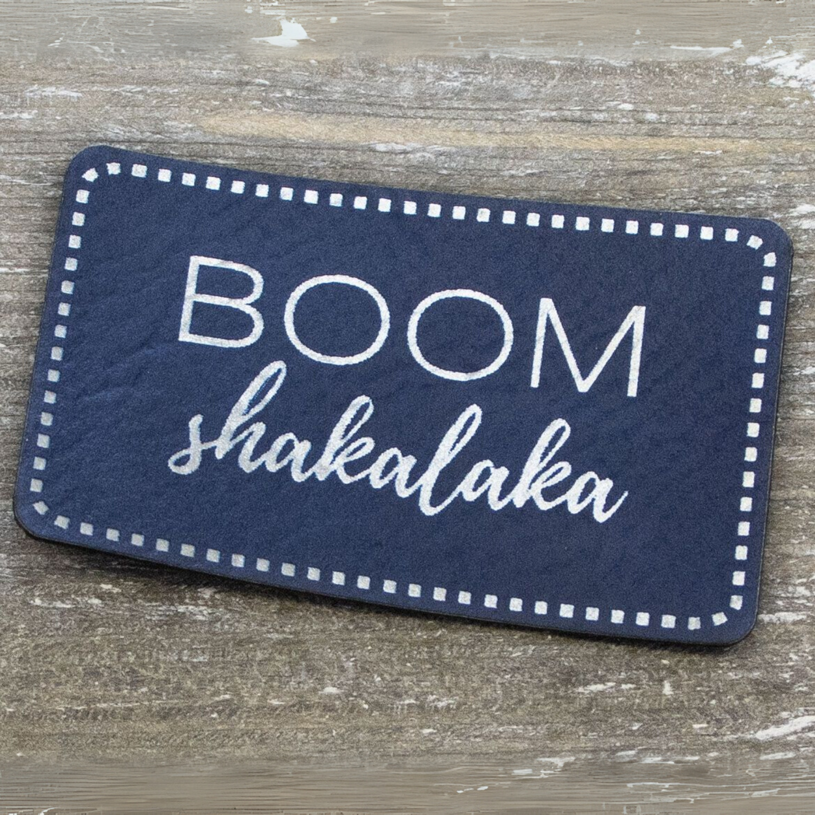 Label Kunstleder KDS - Boom shakalaka