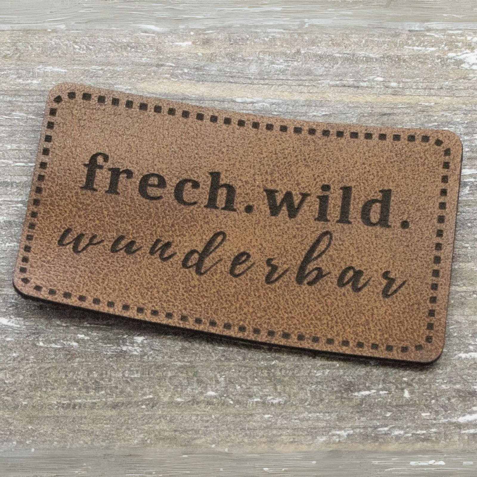 Label Kunstleder KDS - Frech. Wild. Wunderbar