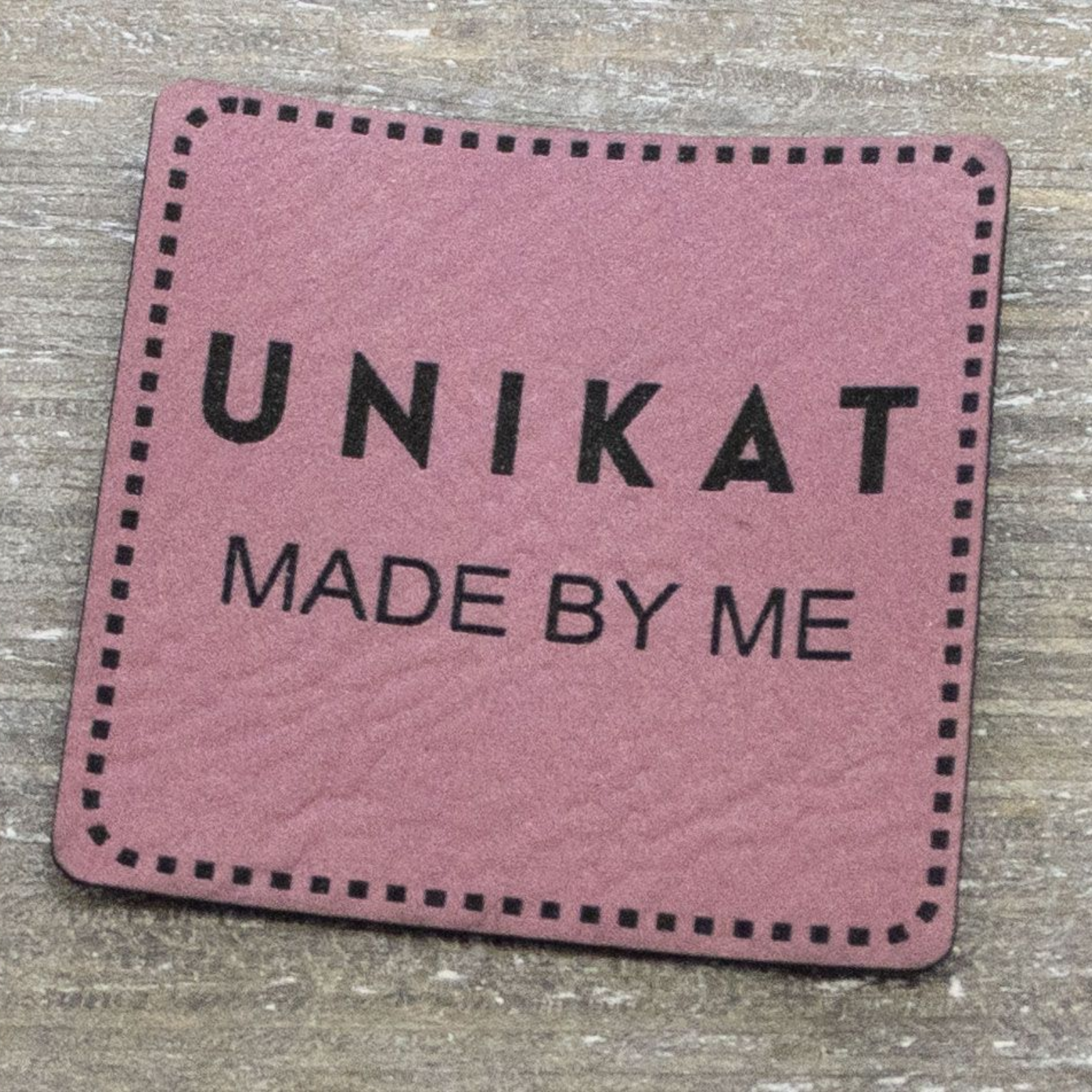 Label Kunstleder KDS - Unikat made by me