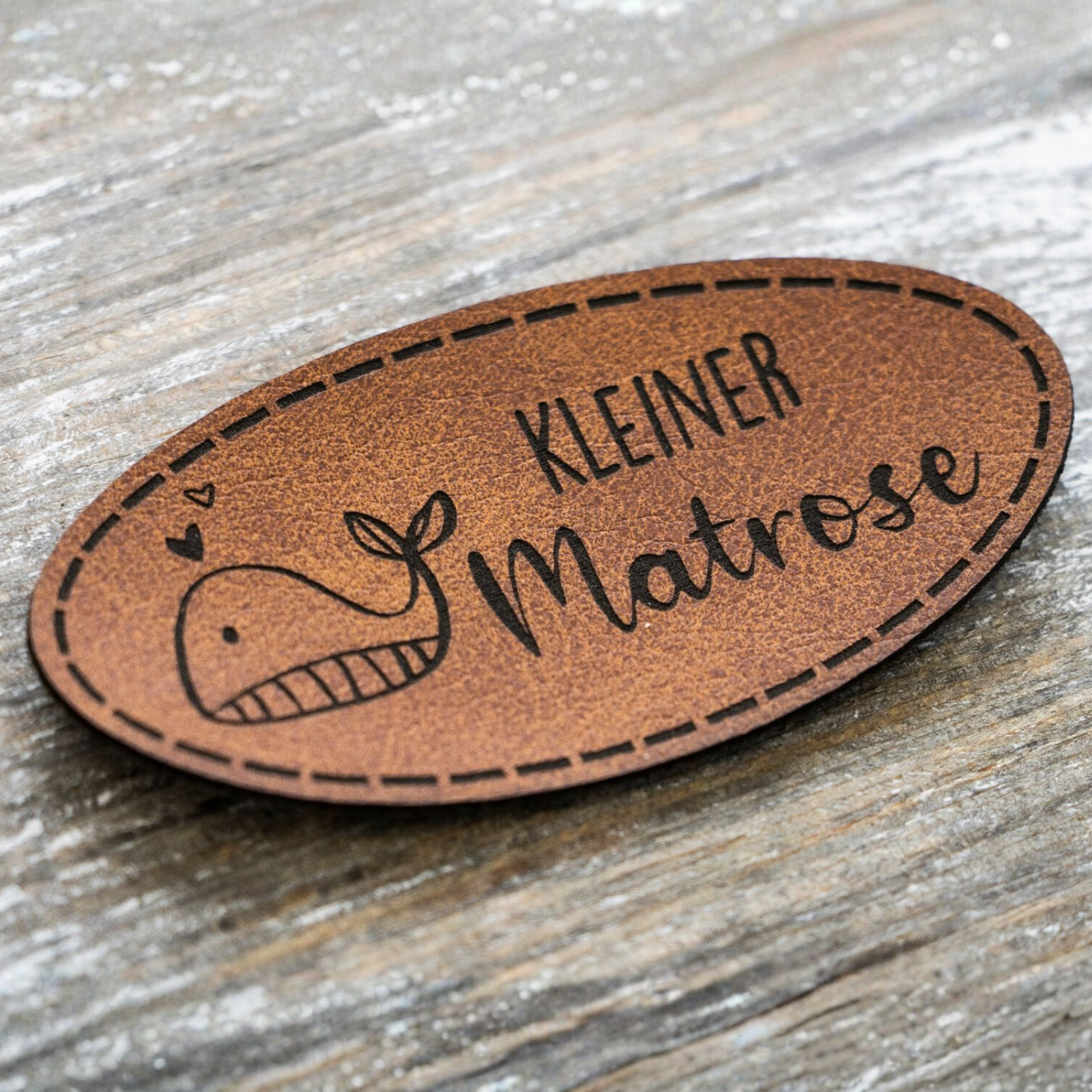 Label Kunstleder KDS - kleiner Matrose