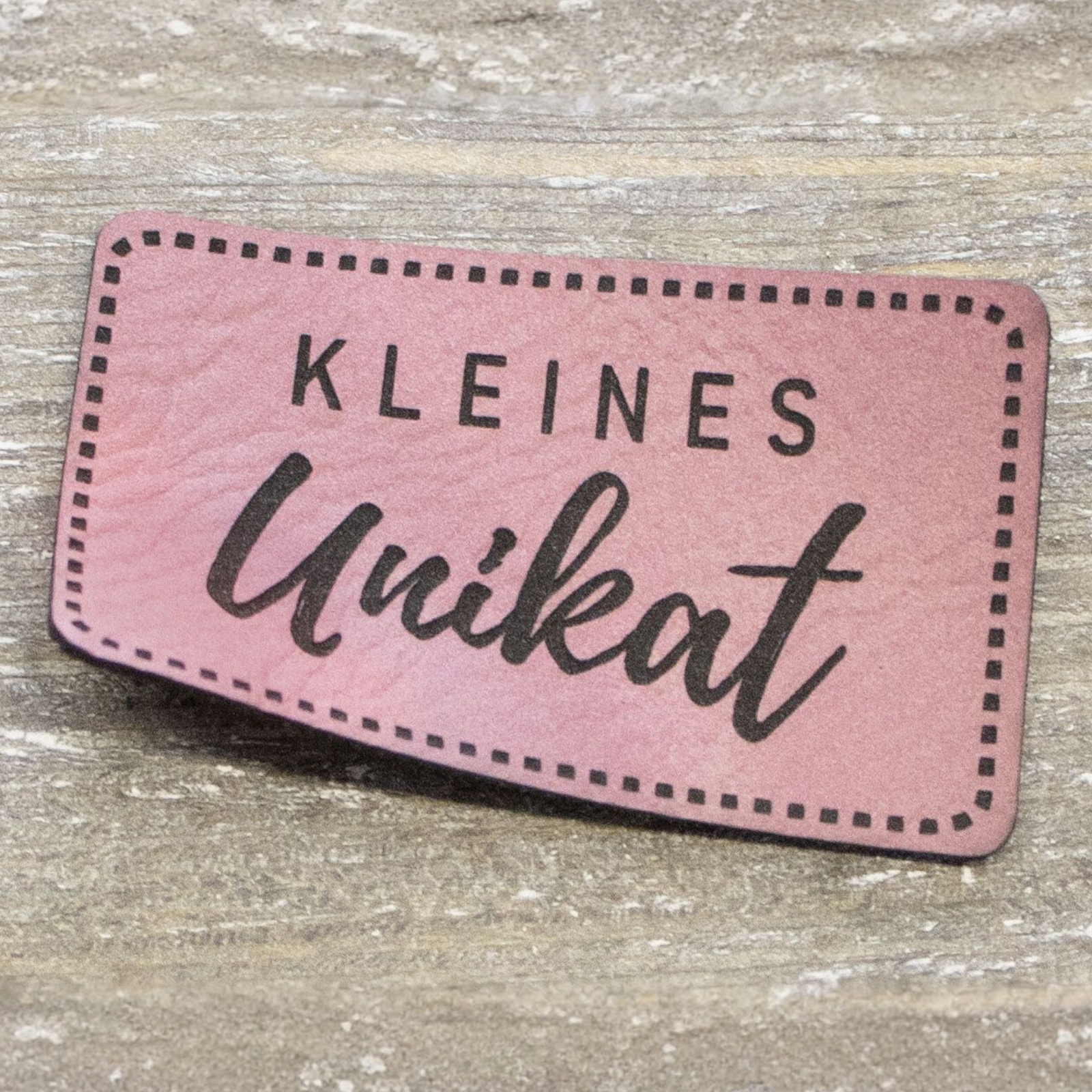 Label Kunstleder KDS - kleines Unikat