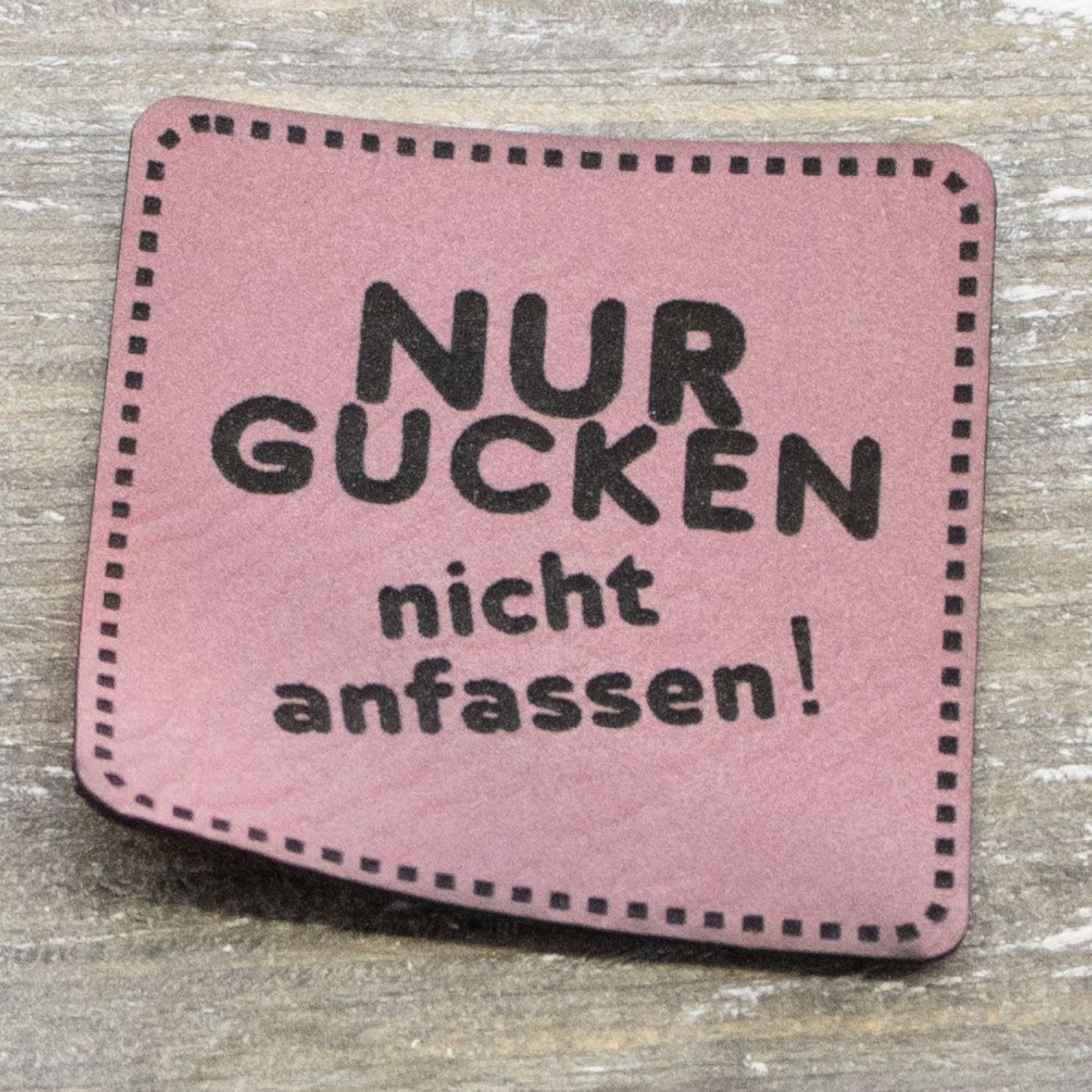 Label Kunstleder KDS - nur gucken nicht anfassen!