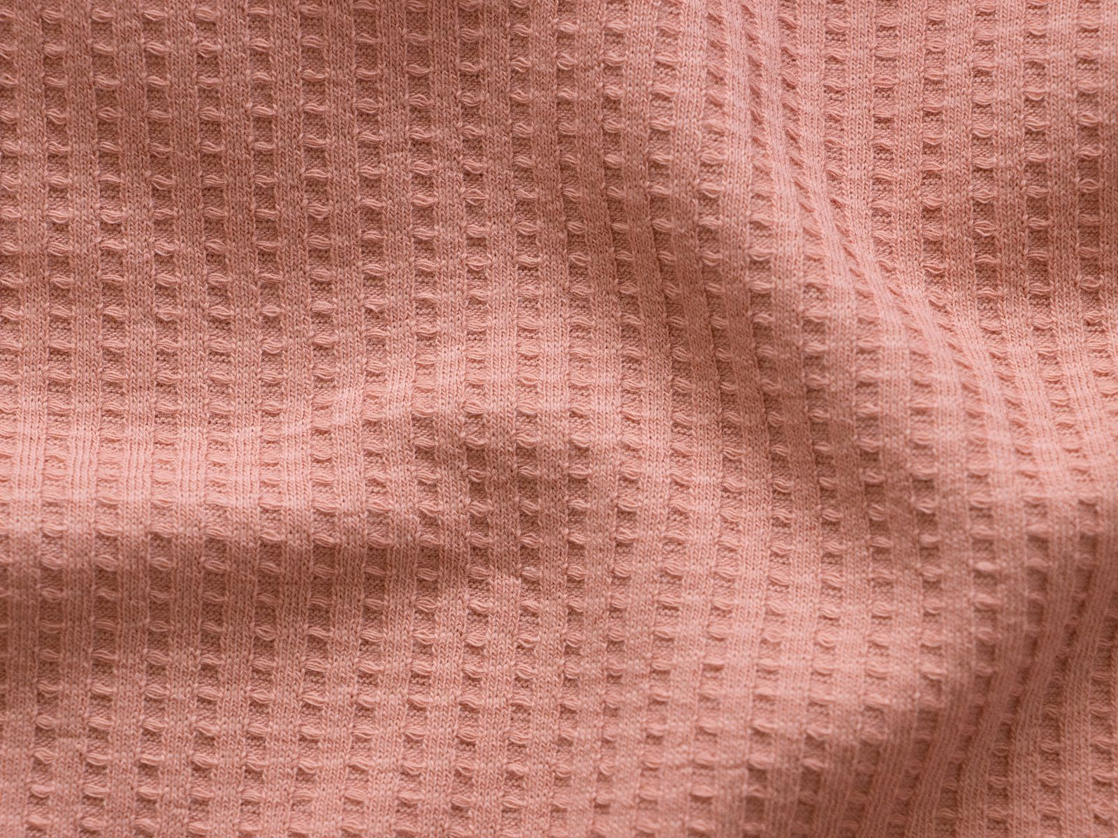 Leichter Waffeljersey Stoff