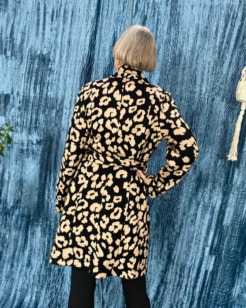 Papierschnittmuster Strickmantel Liane