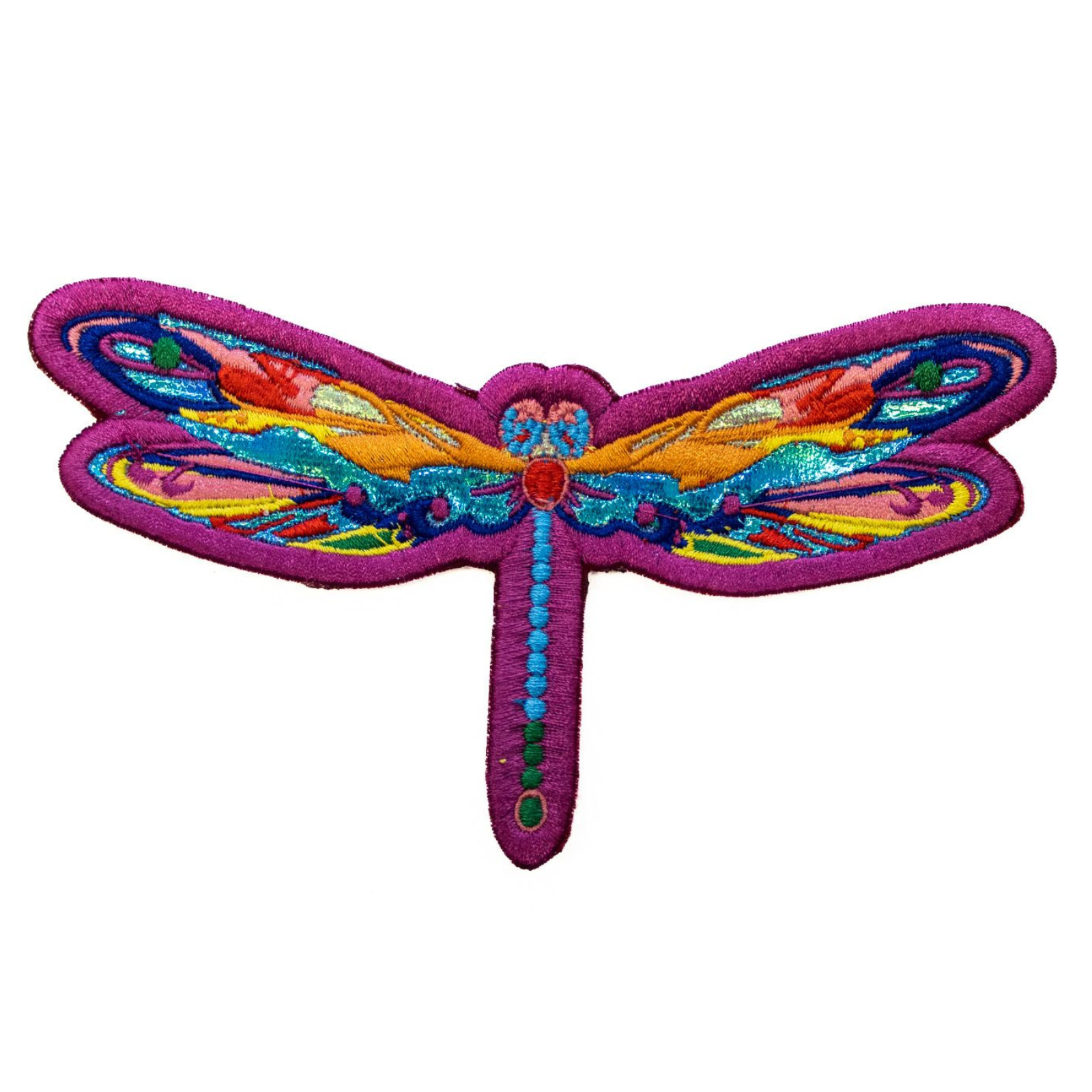 Libelle Stick-Applikation - Hologramm