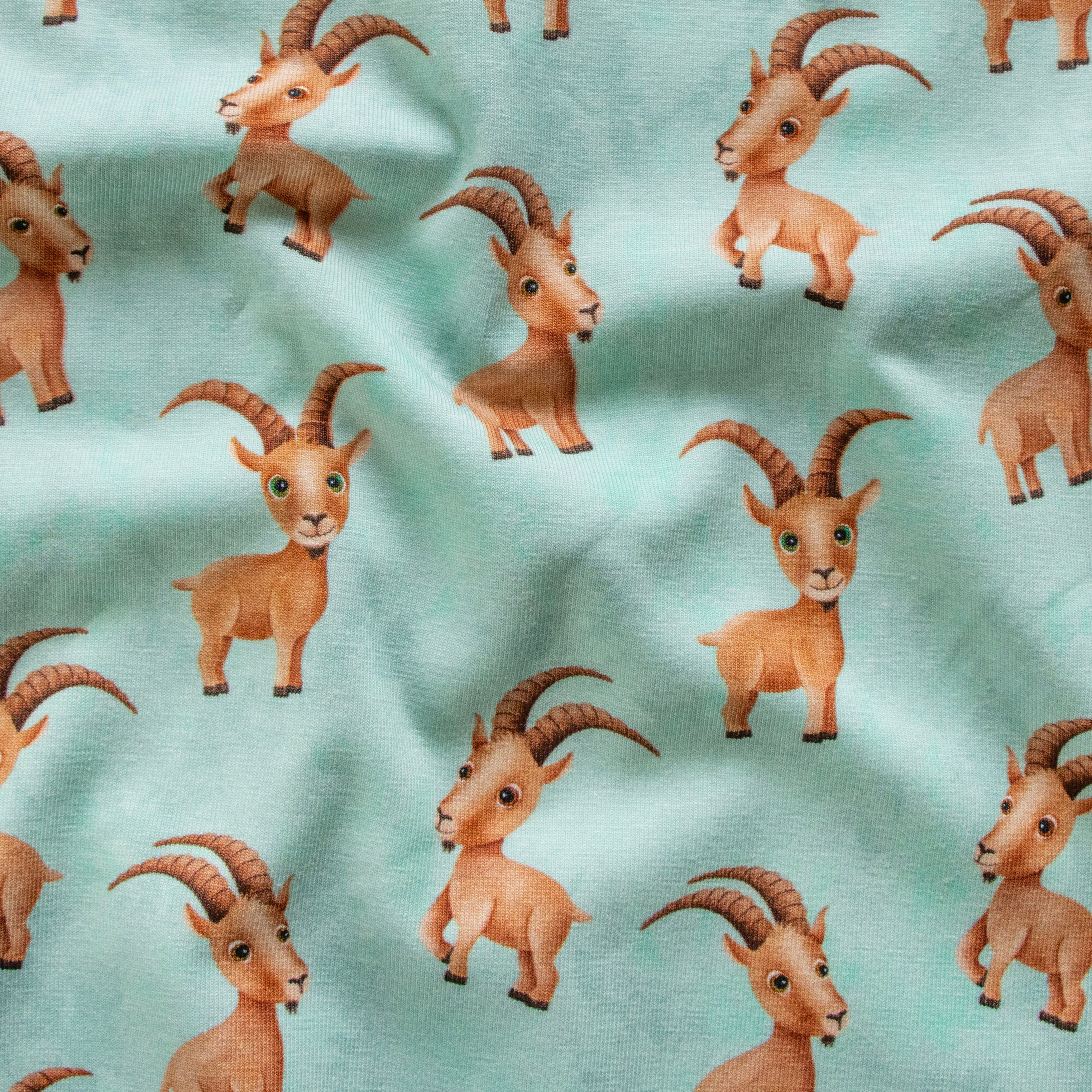 Jersey Swafing Alpenliebe by Mrs Mint Design - Bergziegen