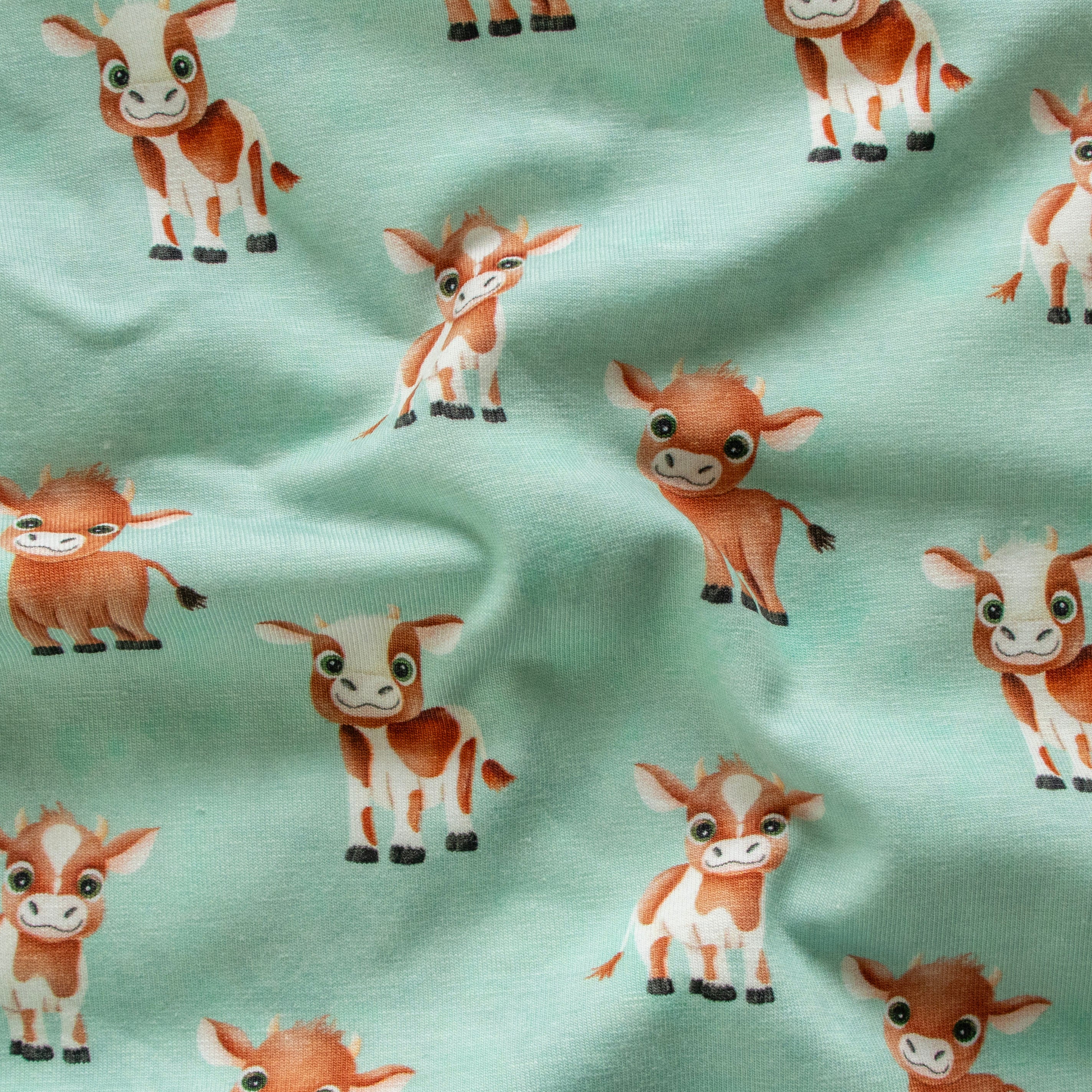 Jersey Swafing Alpenliebe by Mrs Mint Design - niedliche Kühe
