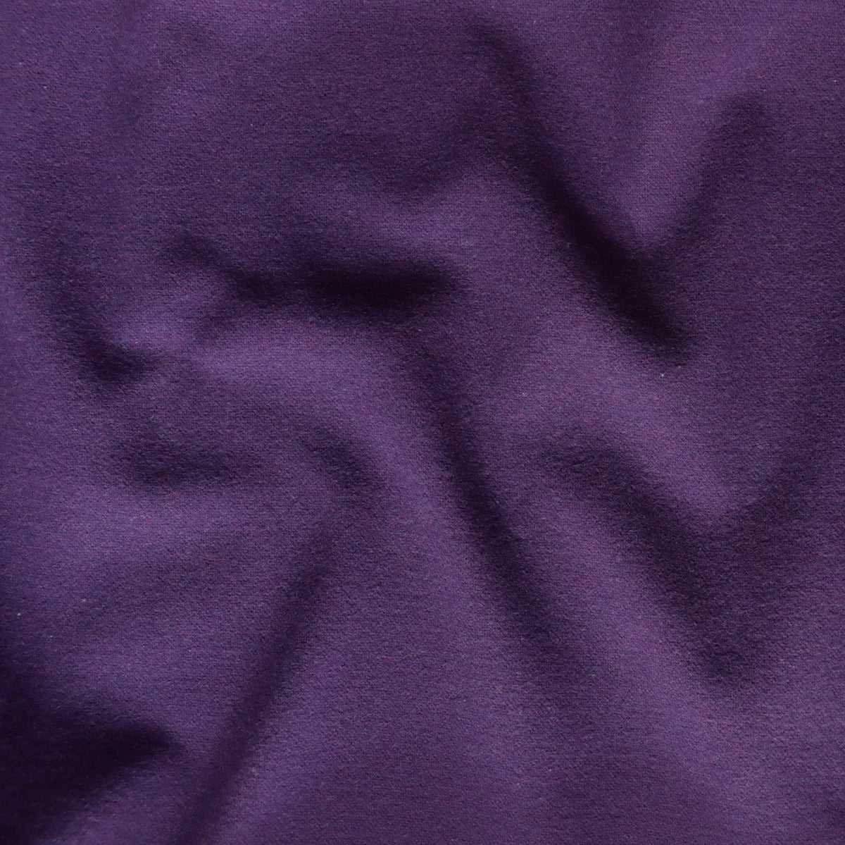 Eigenproduktion Jacquard - Sweat gebürstet - uni