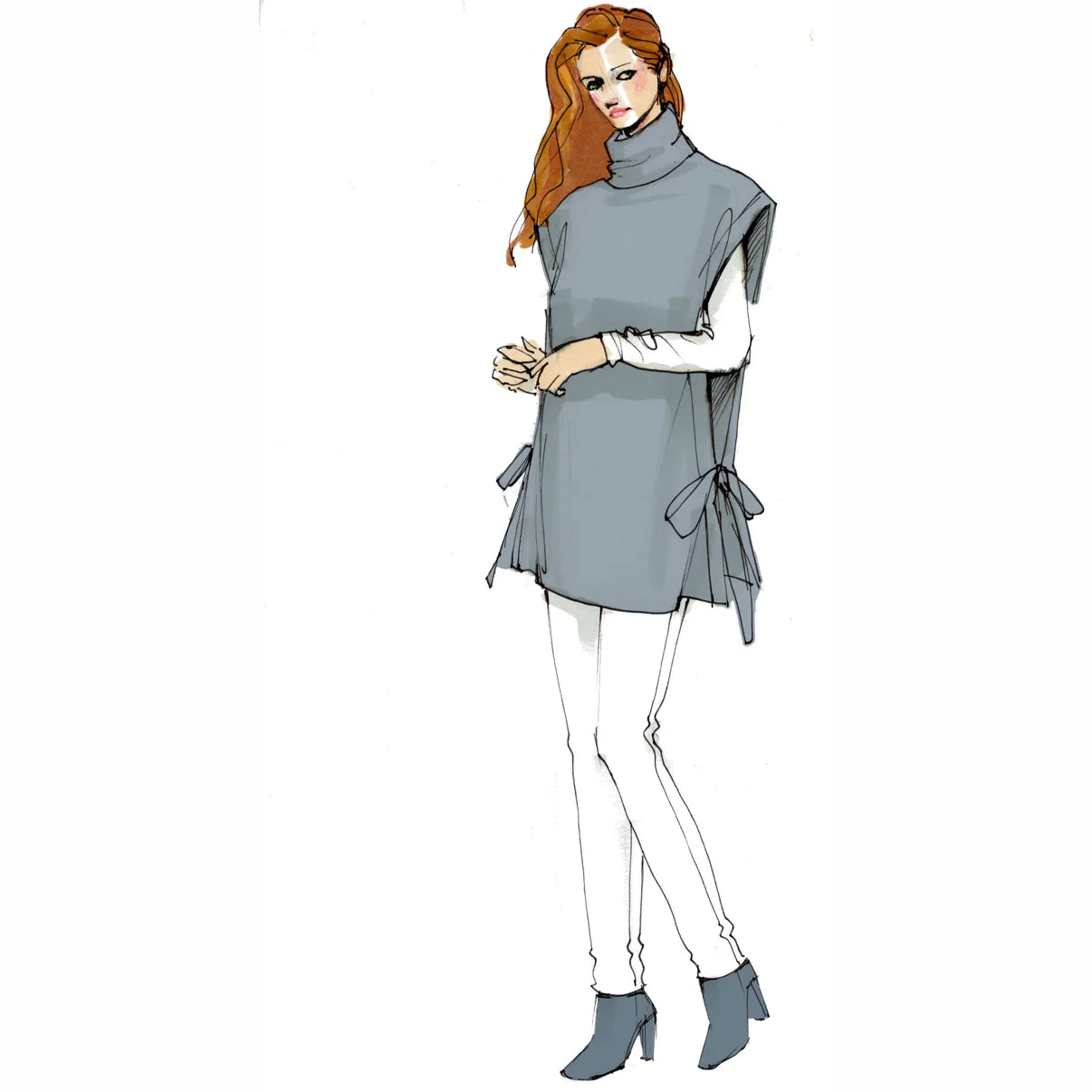 Papierschnittmuster Pullunder Vilana