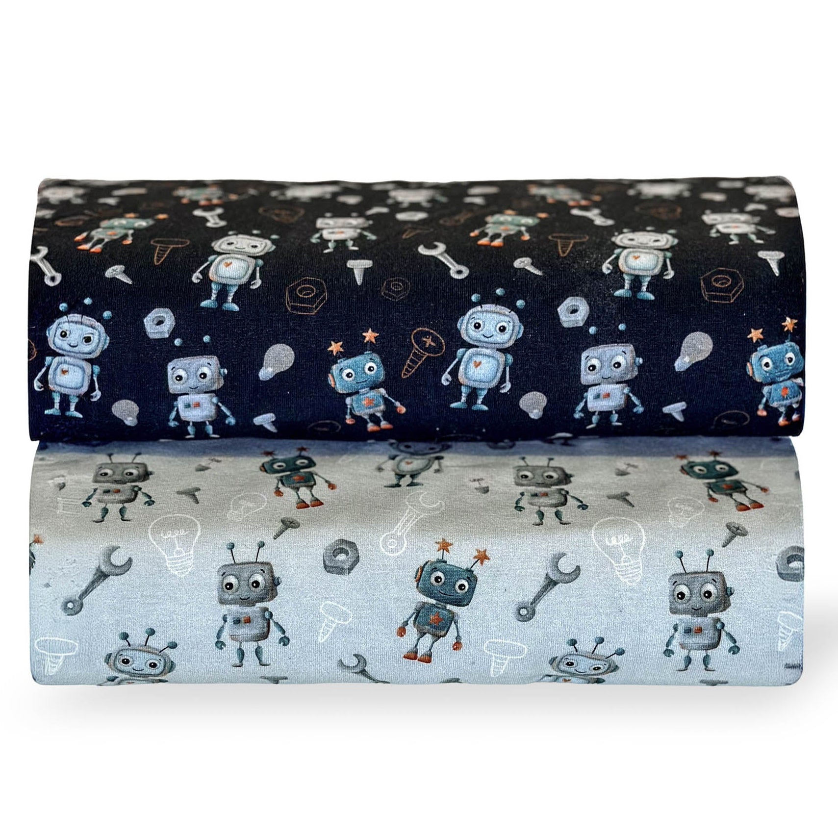 Jersey Baumwolle Swafing - Hello Robot!