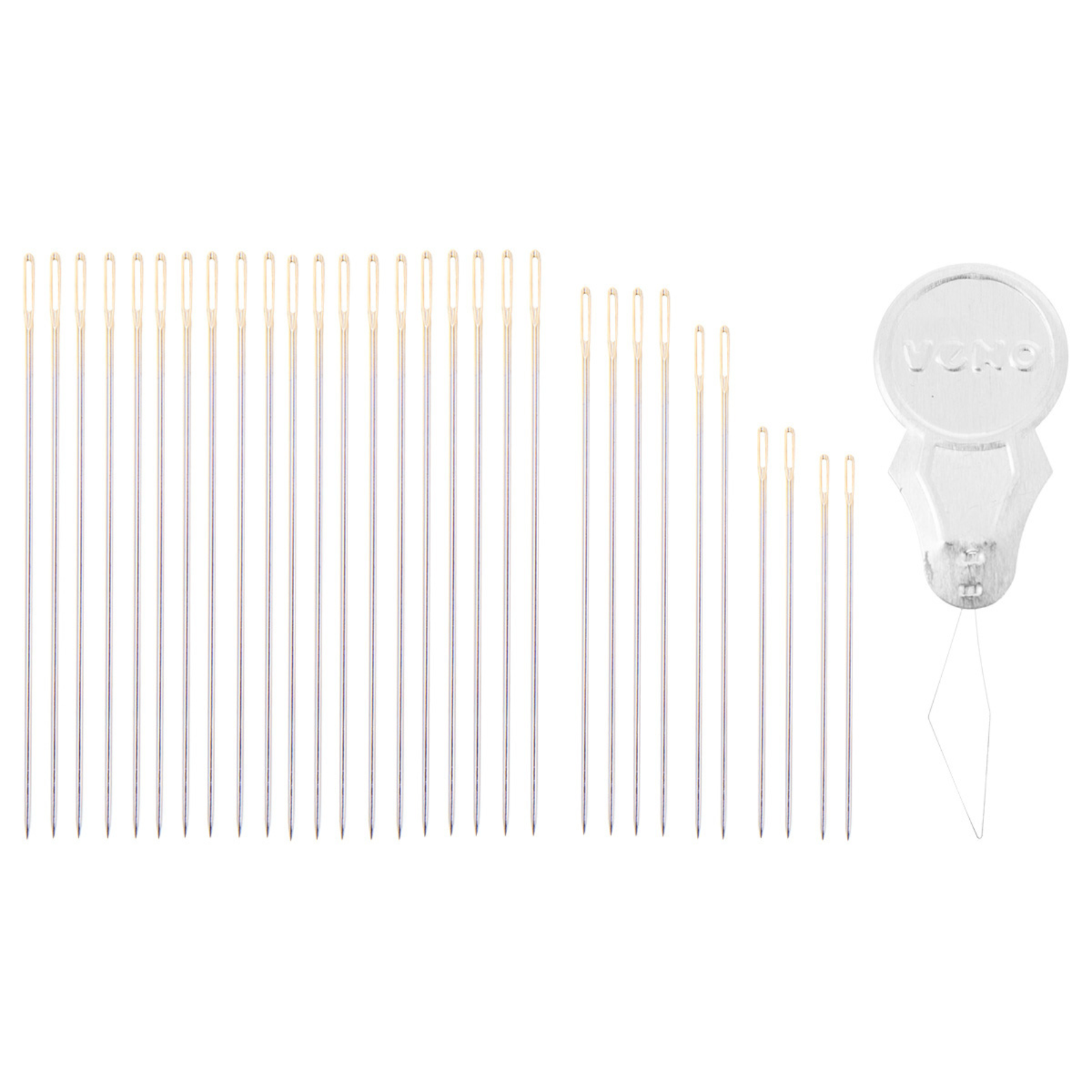 Nadelmappe 30 Näh- und Stopfnadeln mit Einfädler