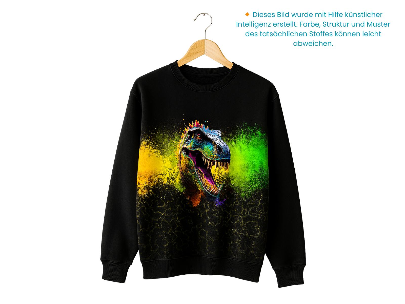 Panel "Elektrische Dinos" ⚡🦖 - French Terry Stoff