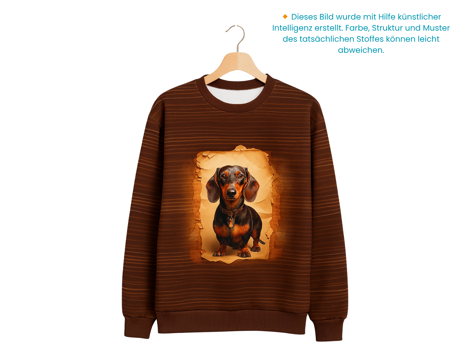 Panel "Little Dackel" French Terry Stoff