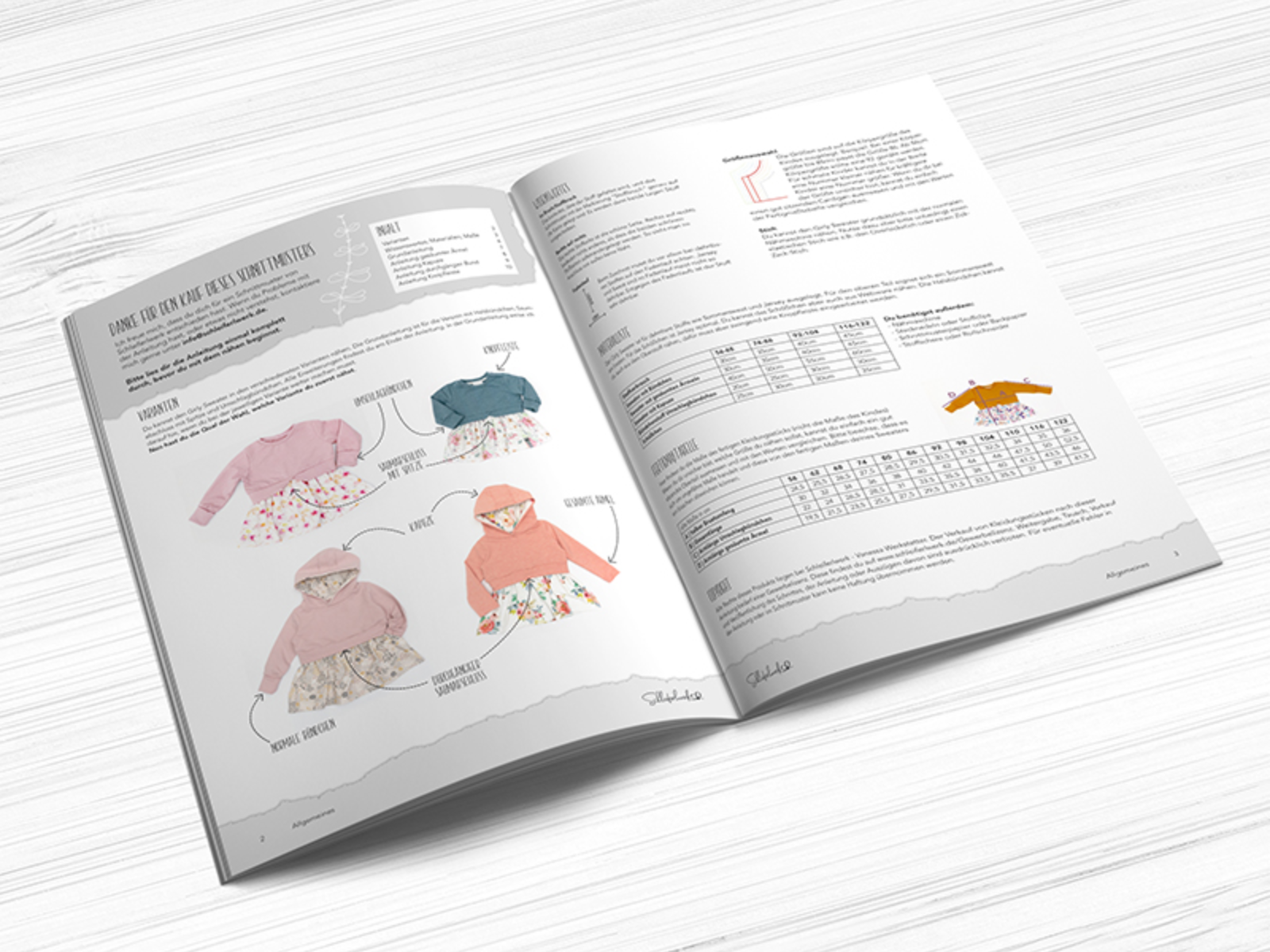 Papierschnittmuster - Girly Sweater