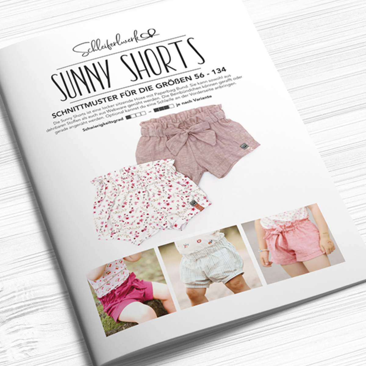 Papierschnittmuster - Sunny Shorts