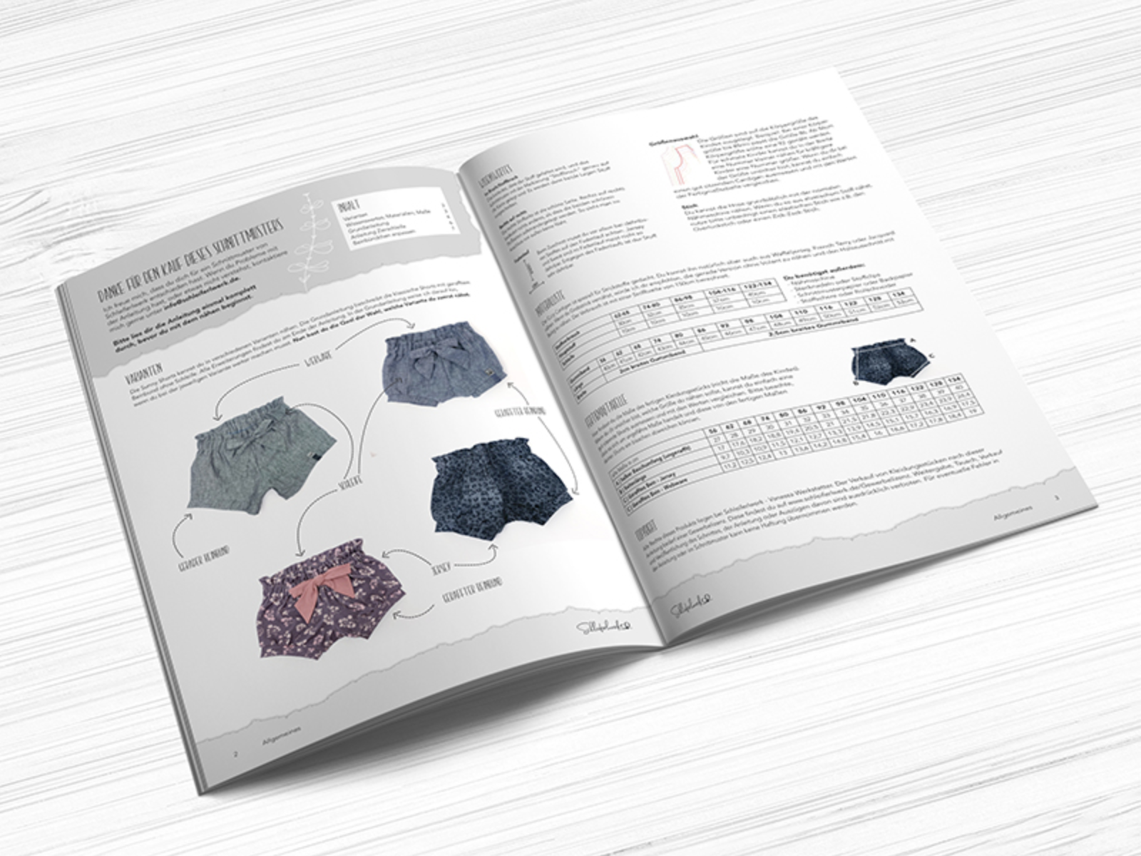 Papierschnittmuster - Sunny Shorts