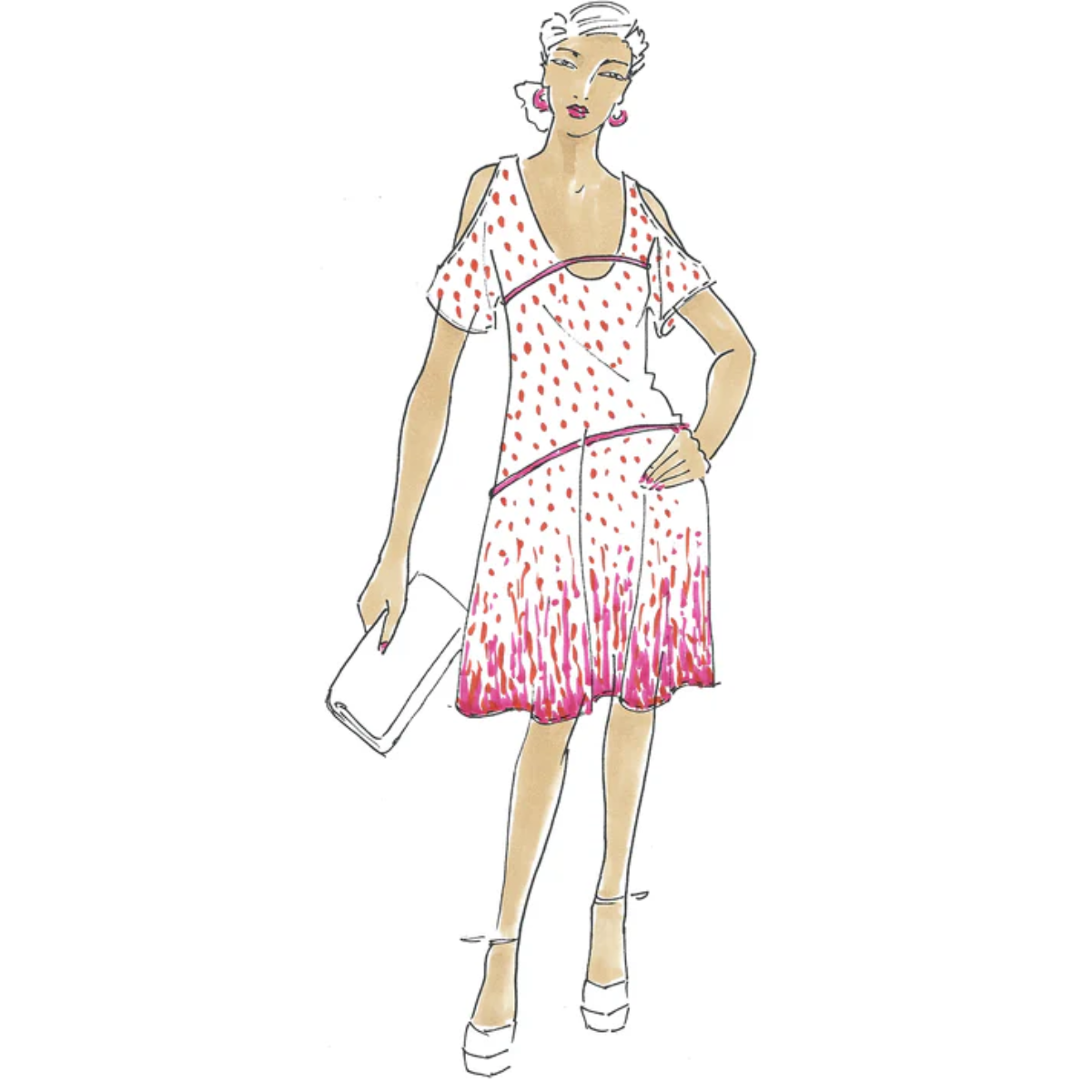 Papierschnittmuster Sommerkleid Finola