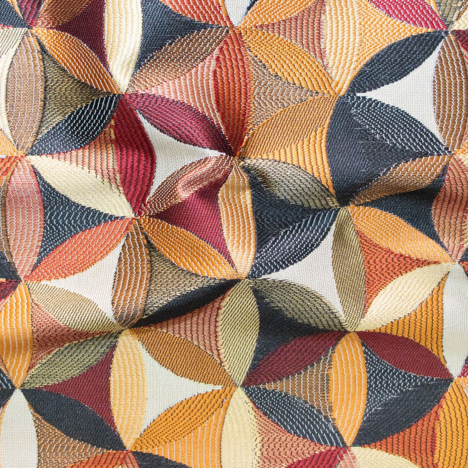 Premium Polster-, Deko- u. Taschenstoff - Geometrisches Muster - Jacquard