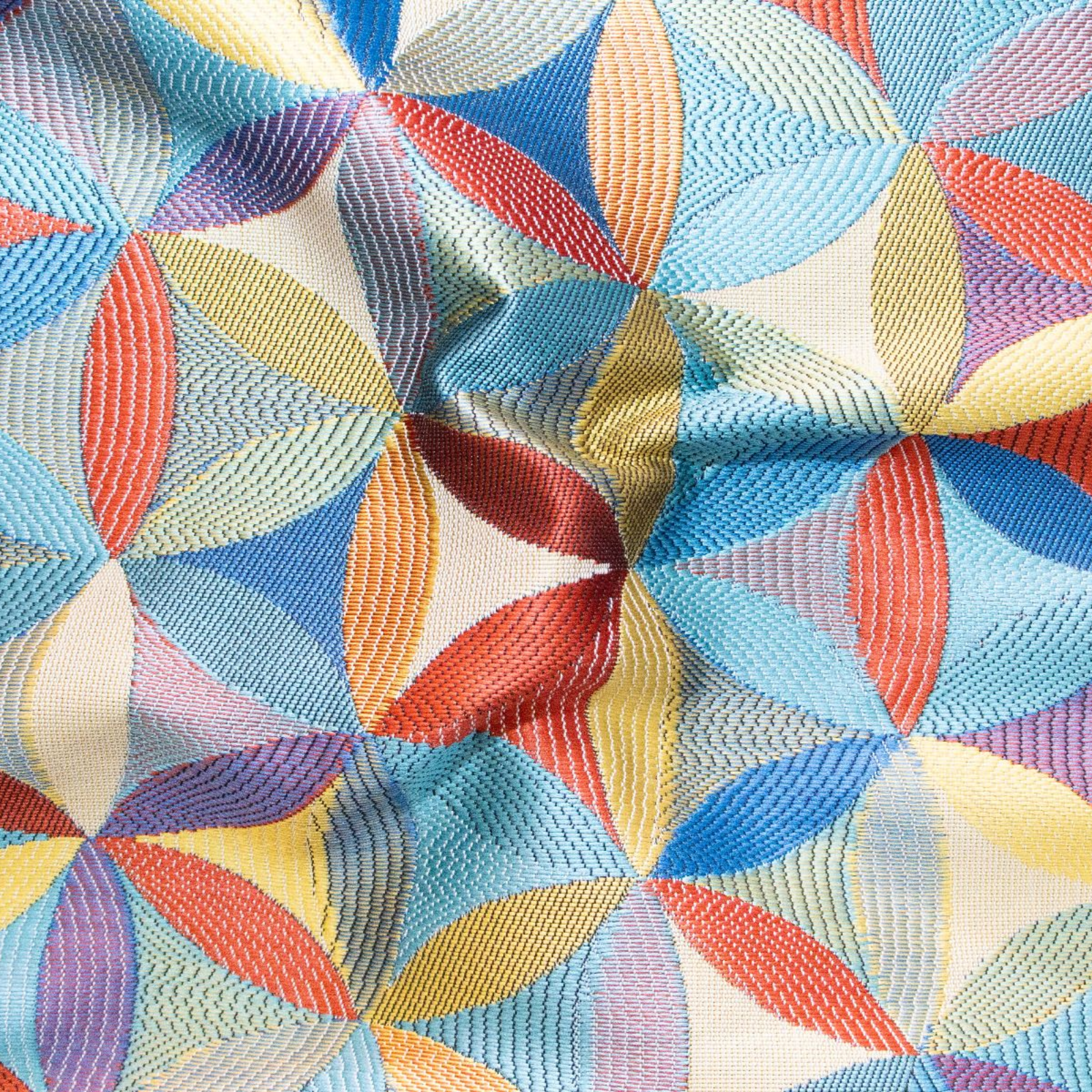 Premium Polster-, Deko- u. Taschenstoff - Geometrisches Muster - Jacquard