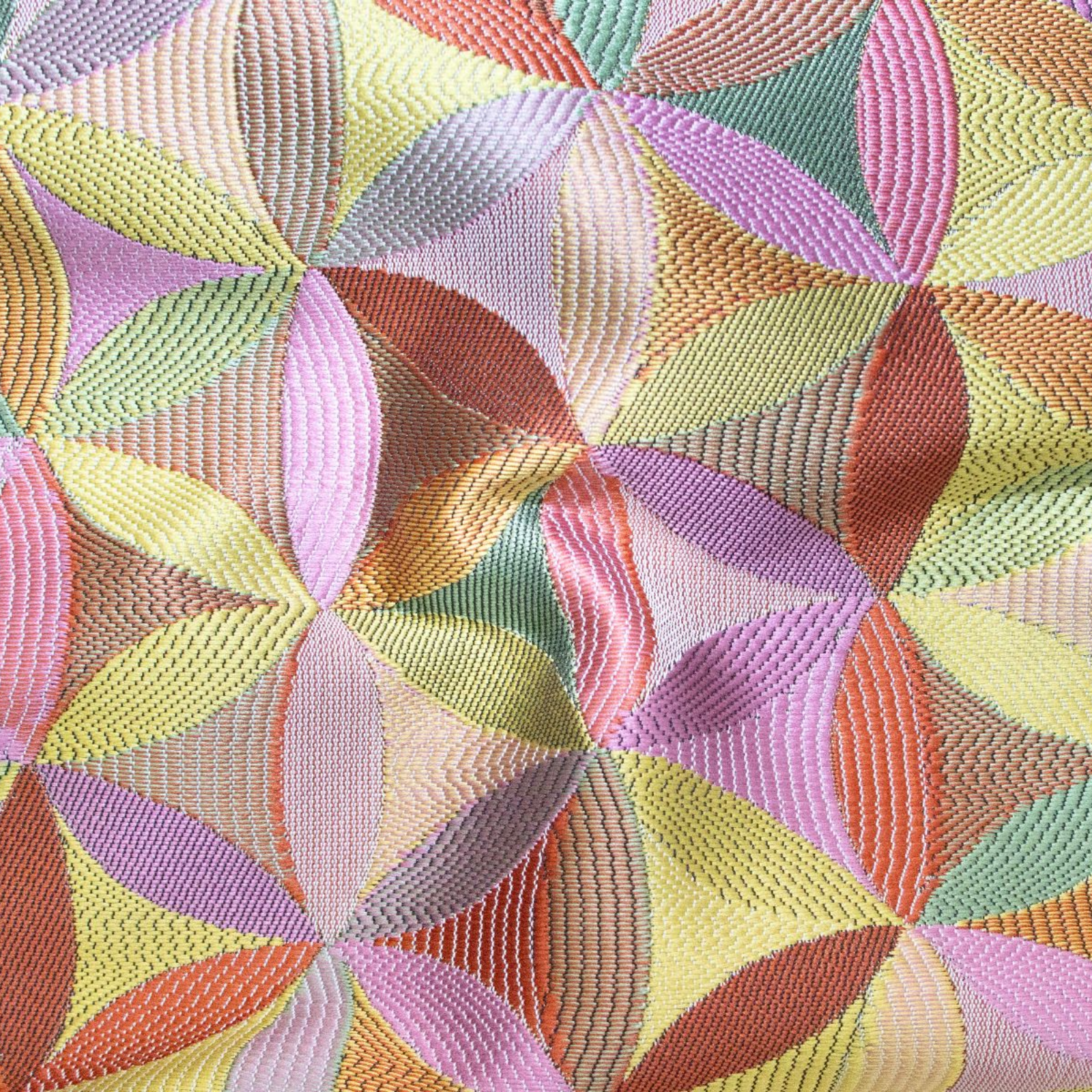 Premium Polster-, Deko- u. Taschenstoff - Geometrisches Muster - Jacquard