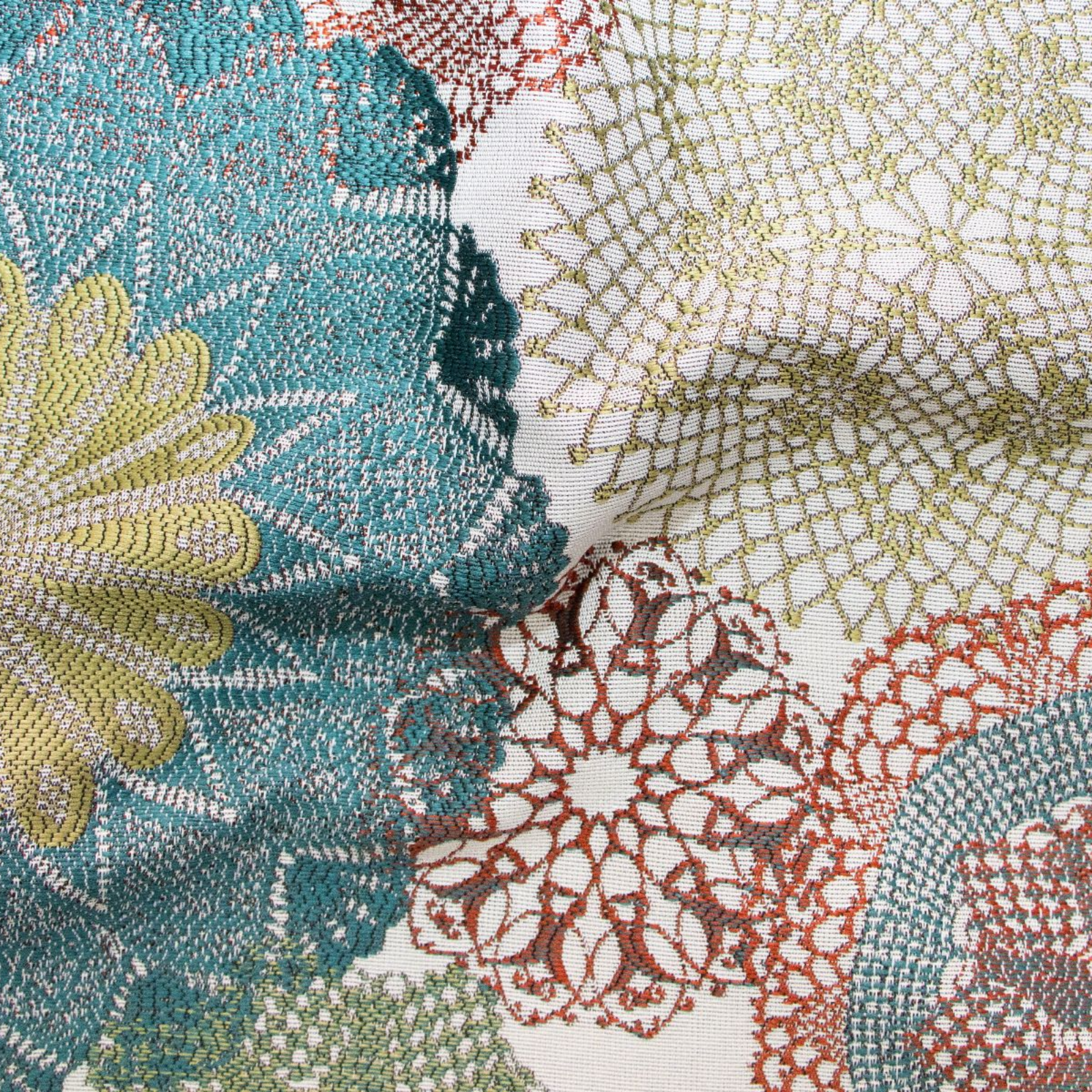 Premium Polster-, Deko- u. Taschenstoff - Mandala - Jacquard