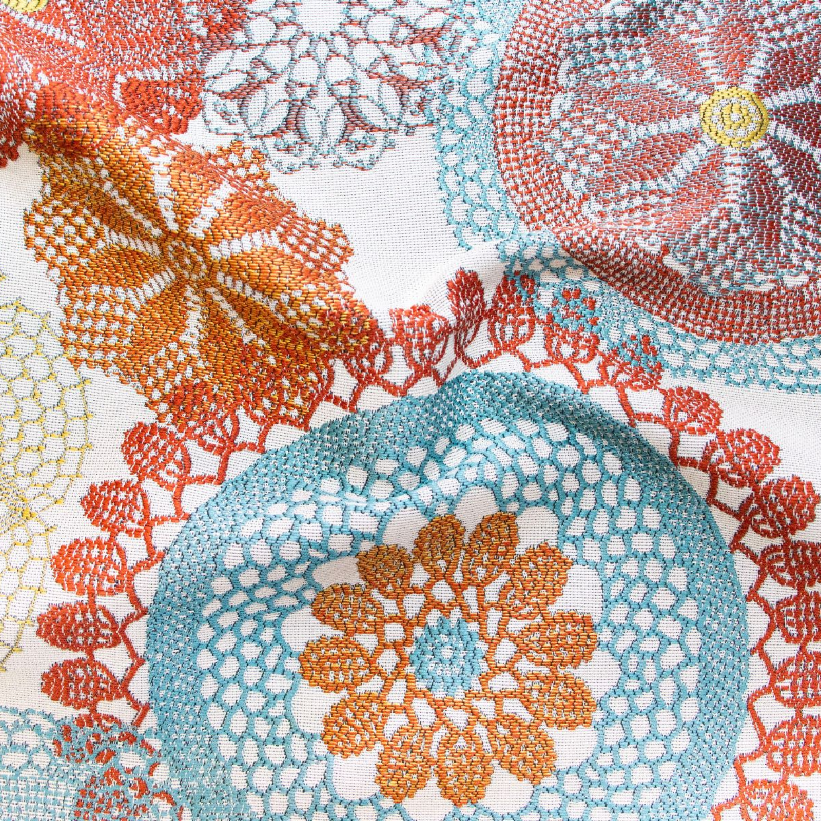 Premium Polster-, Deko- u. Taschenstoff - Mandala - Jacquard