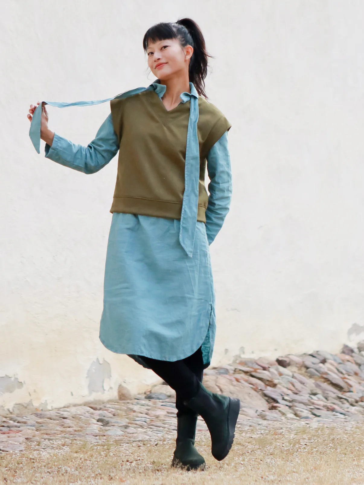 Papierschnittmuster Pullunder Bregenz