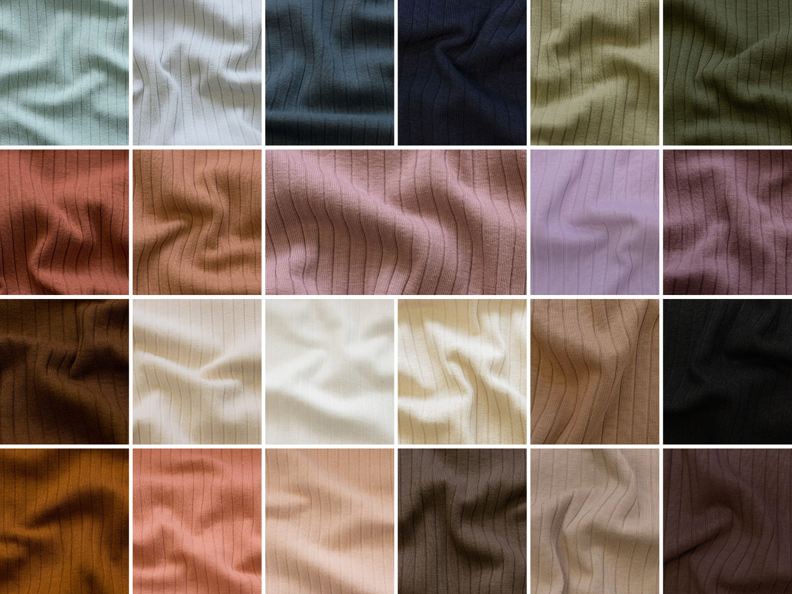 Ripp Jersey Stoff – breite Rippen