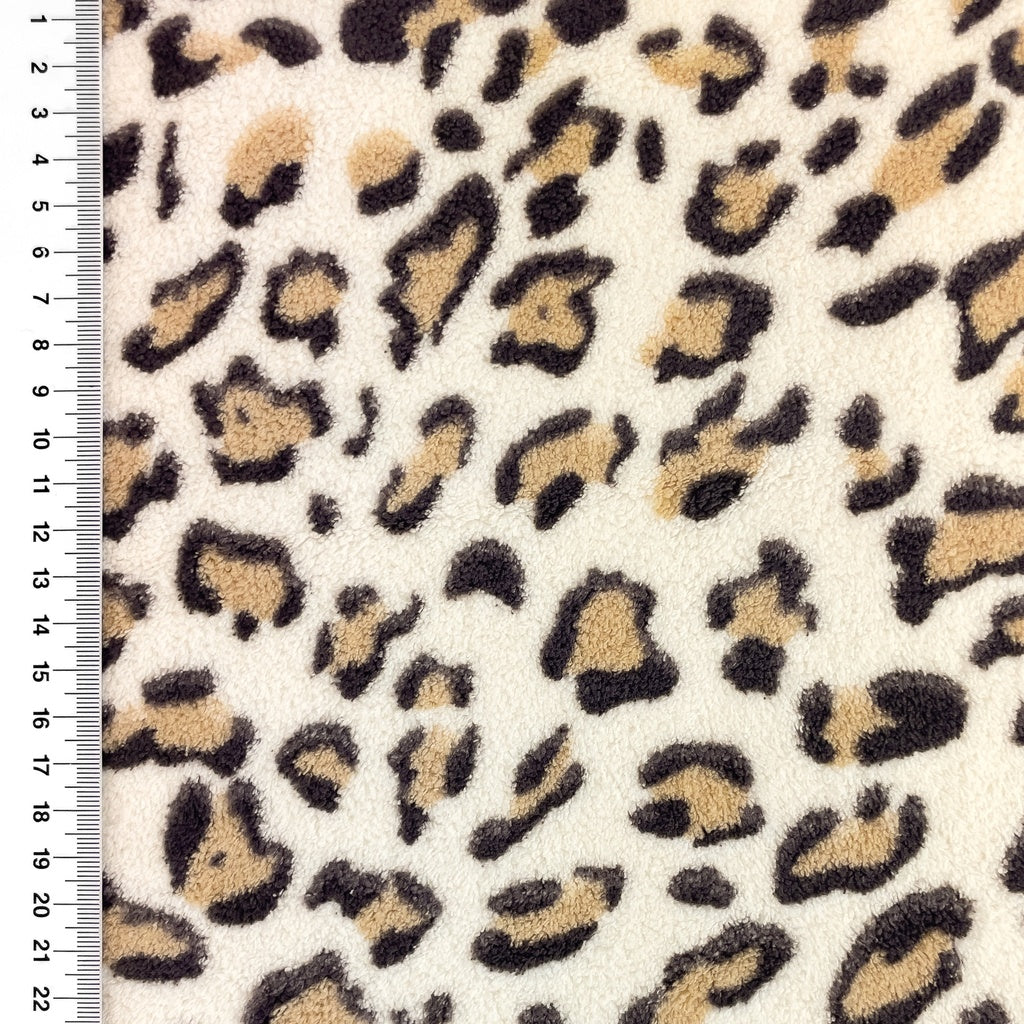 Fleece – Mega weich – doppelseitig - Leo - creme