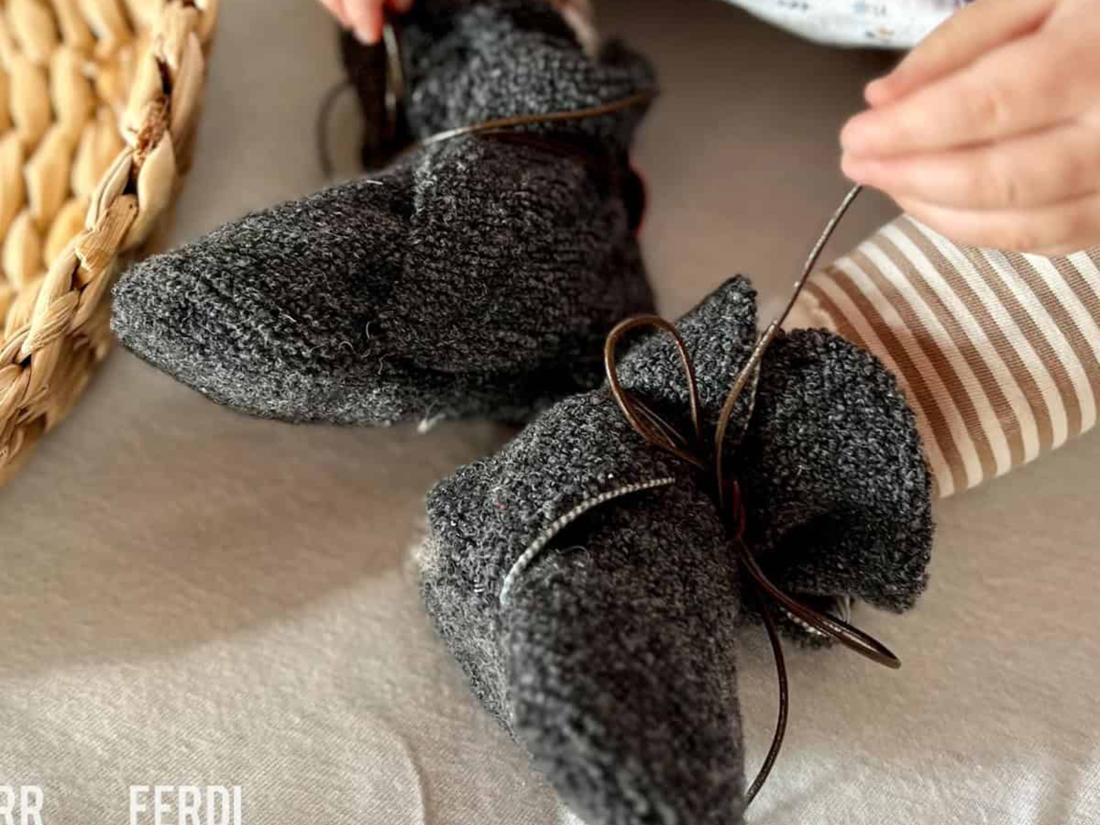 Papierschnittmuster - Walkschuhe