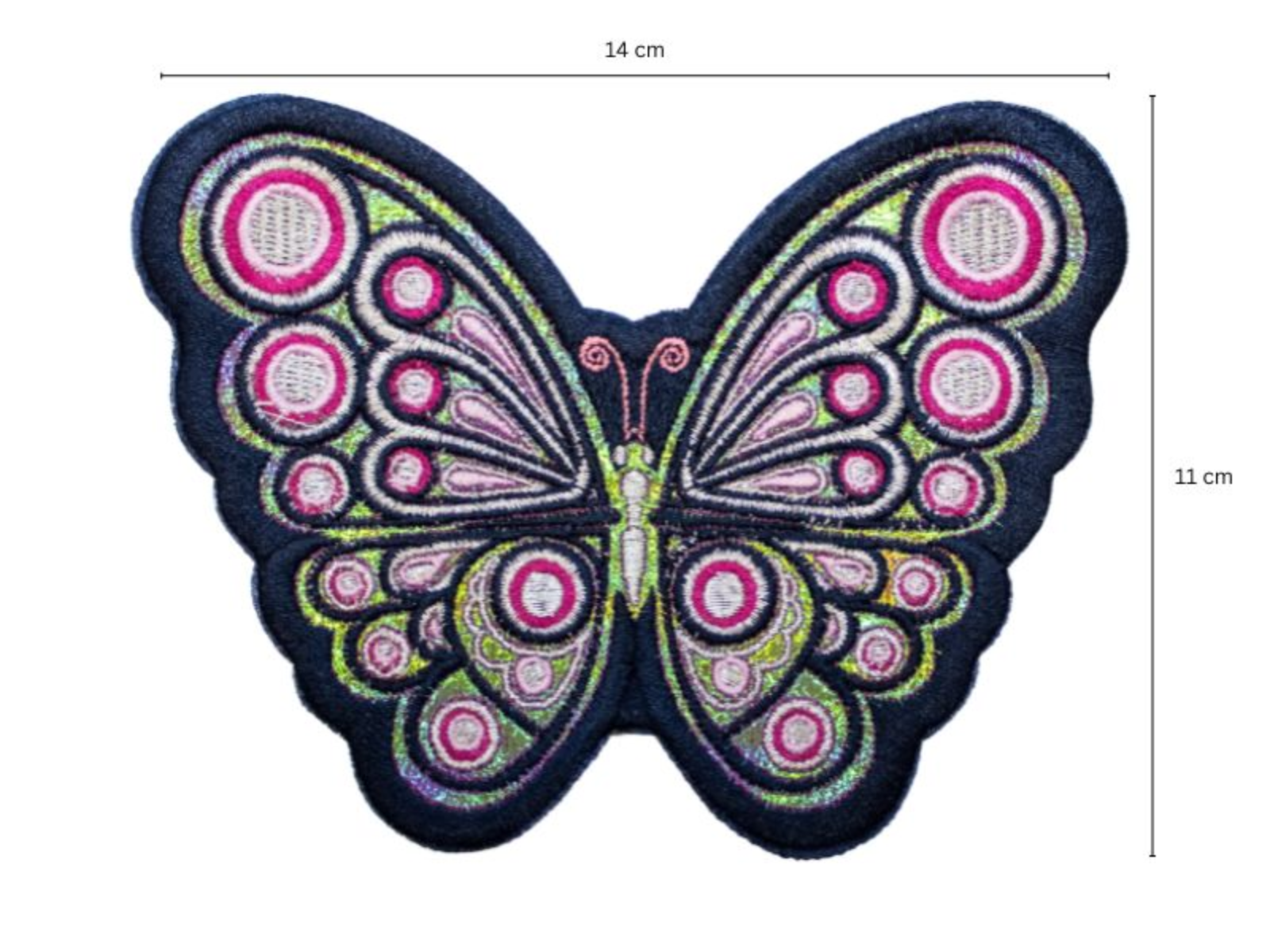 Schmetterling Stick-Applikation