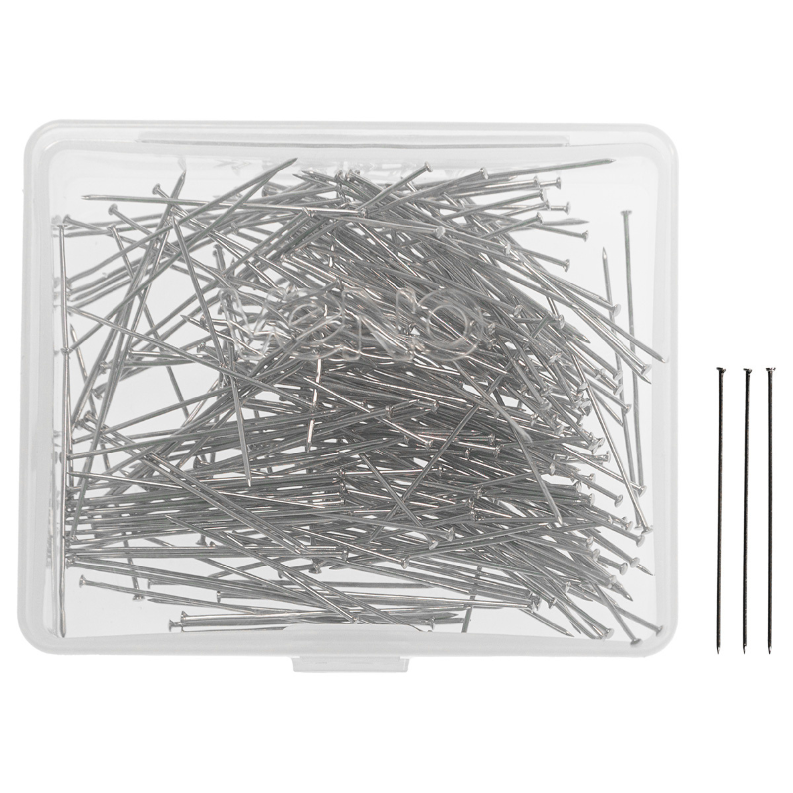 Stahlstecknadeln 0,60 x 30 mm silberfarbig 20 g