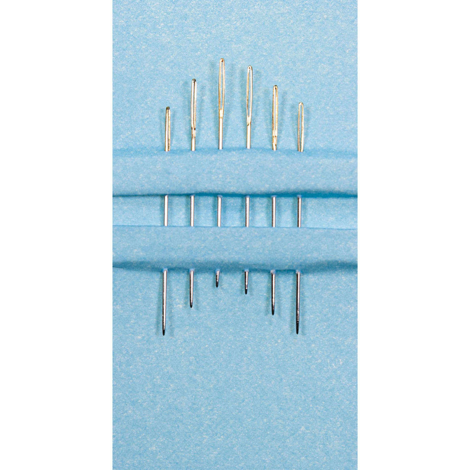 Sticknadeln ohne Spitze No. 26 - Goldöhr - 6 Stück