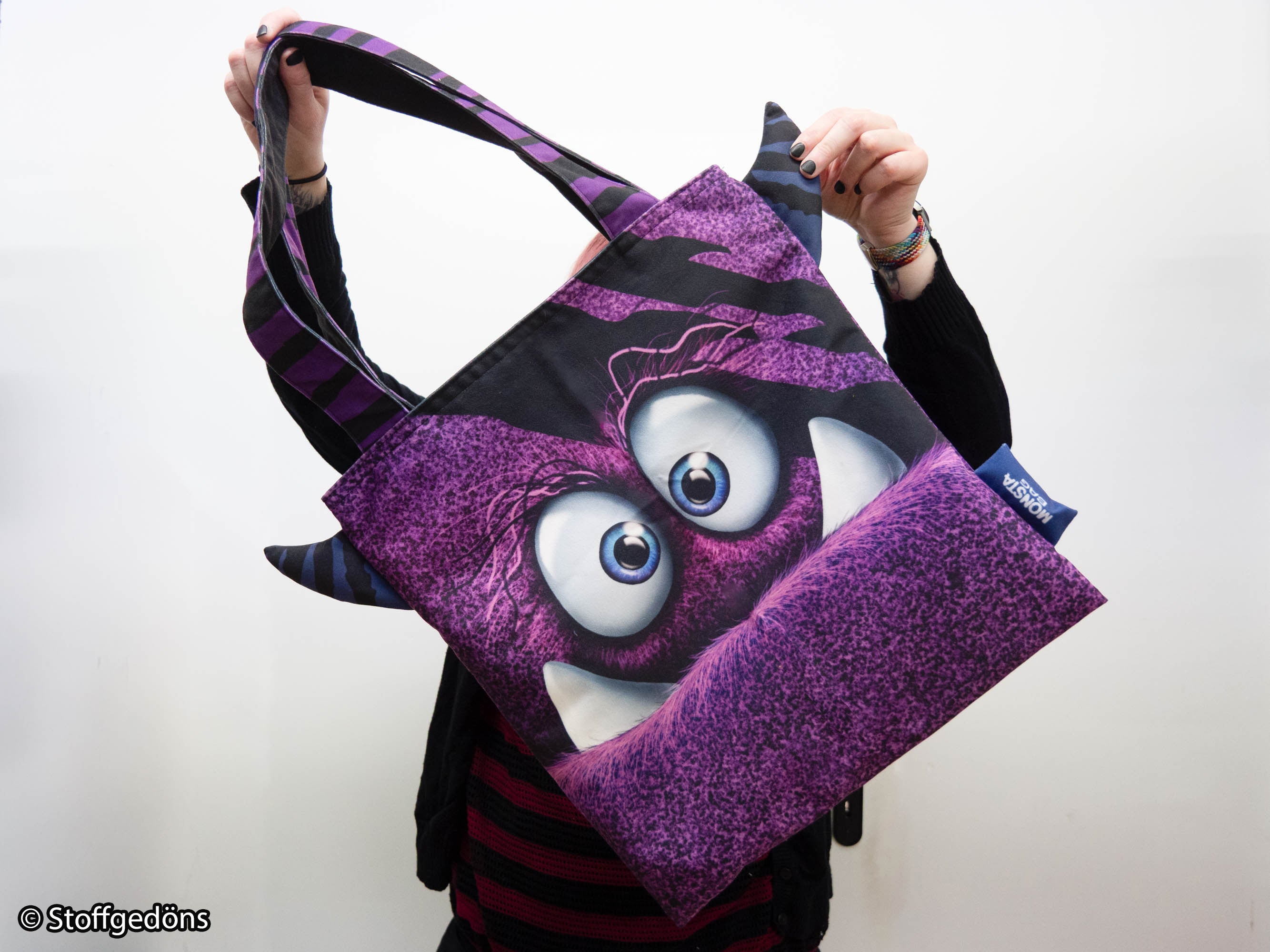 Samt Swafing Taschen PANEL ca. 100 cm x 140 cm MONSTA BAGS by Thorsten Berger