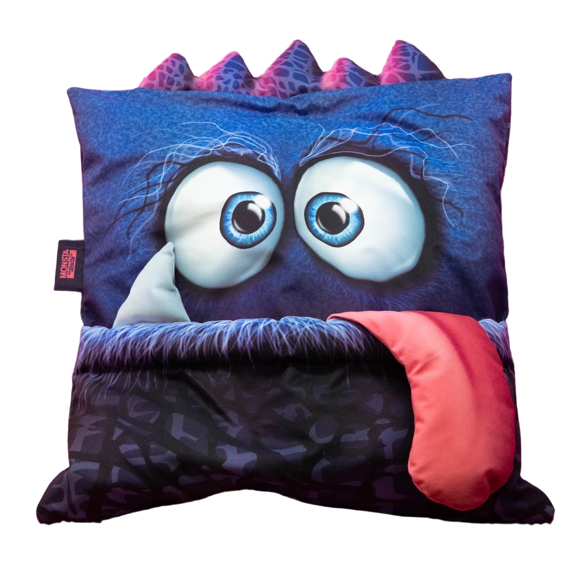 Samt Swafing Kissen PANEL ca. 120 cm x 140 cm MONSTA BAGS by Thorsten Berger - Lila