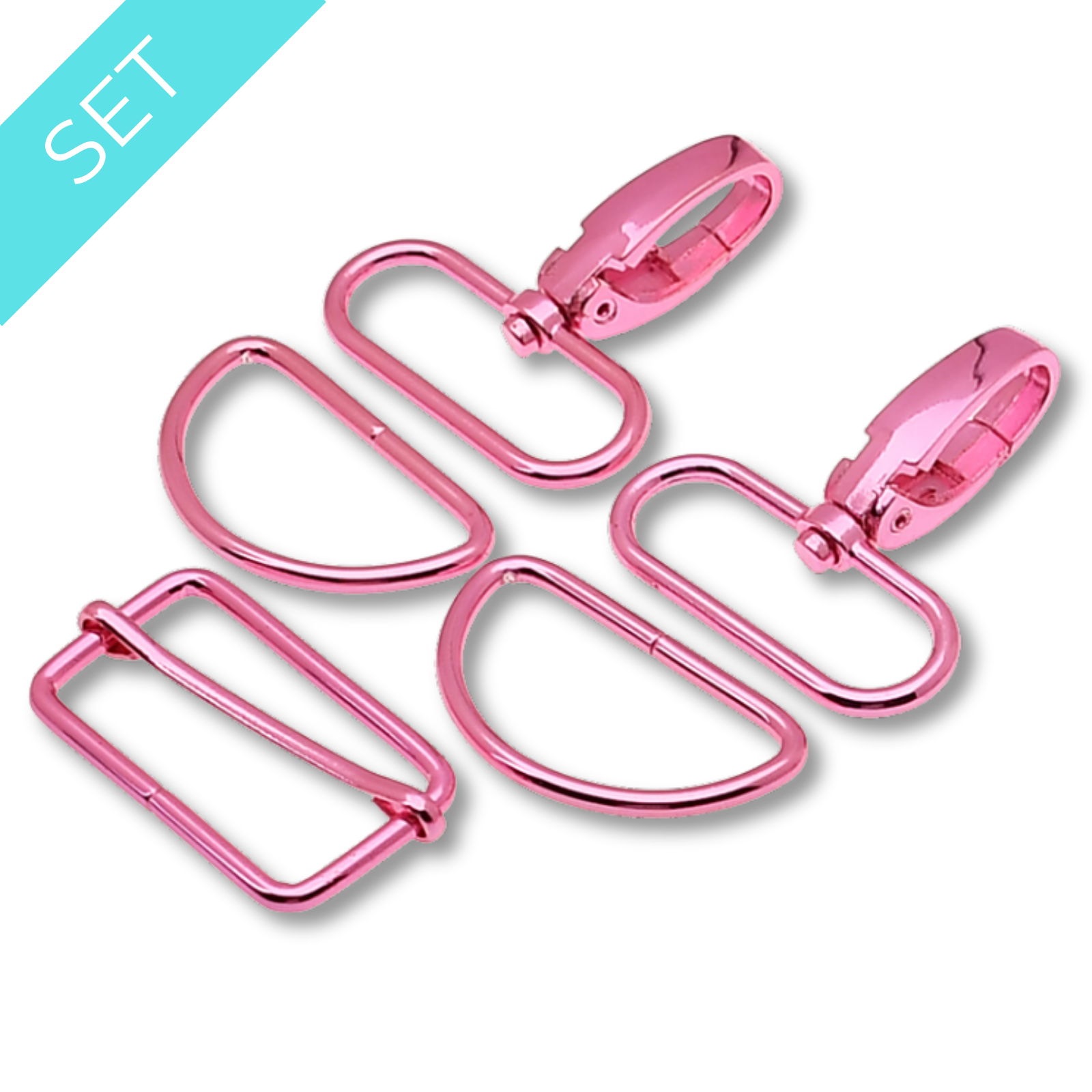 Taschenzubehör-Set - Rosa