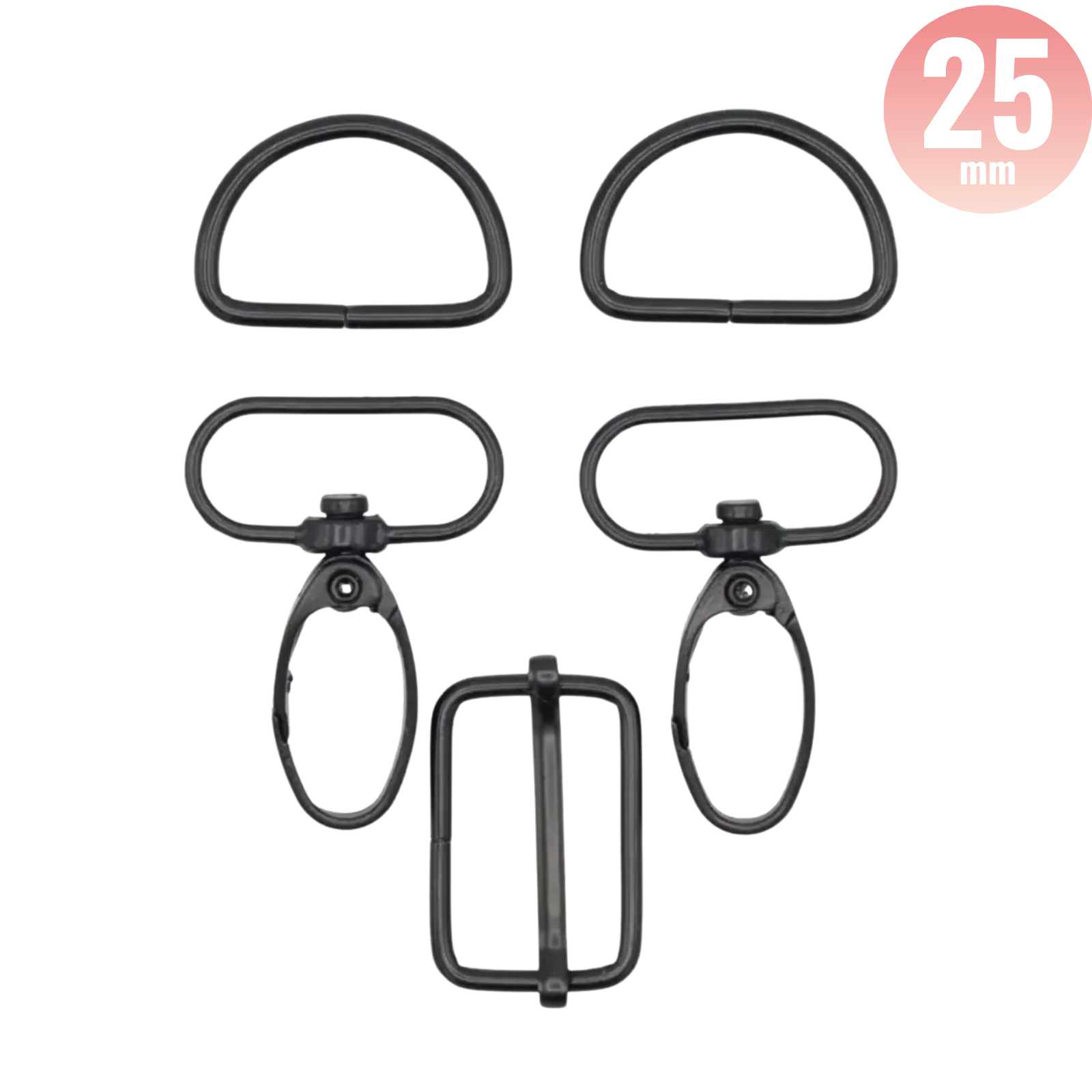 Taschenzubehör-Set - schwarz