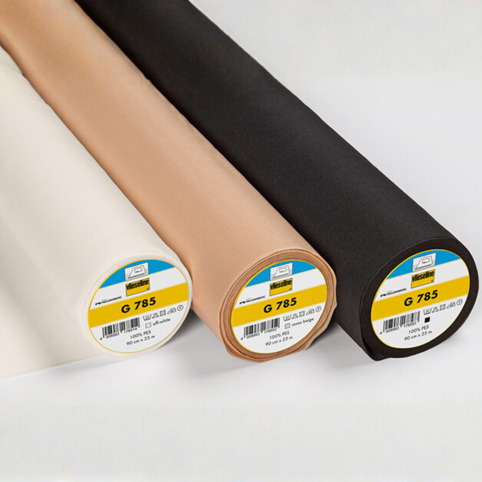 🟡 Vlieseline G 785 - Weiche, leichte, quer-elastische Gewebeeinlage