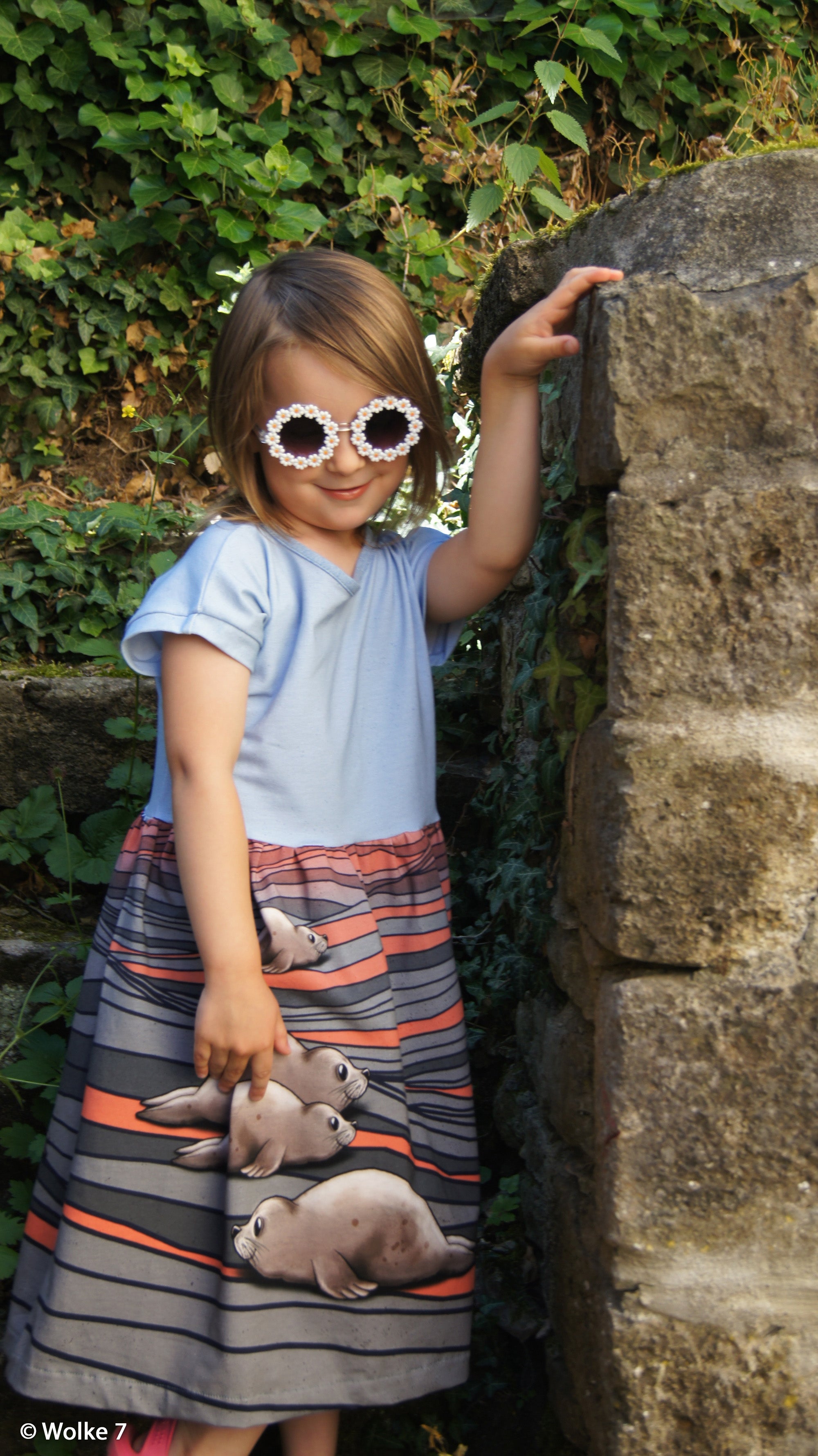 Jersey Swafing PANEL ca. 85 cm x 150 cm In the Dunes by Thorsten Berger - grau